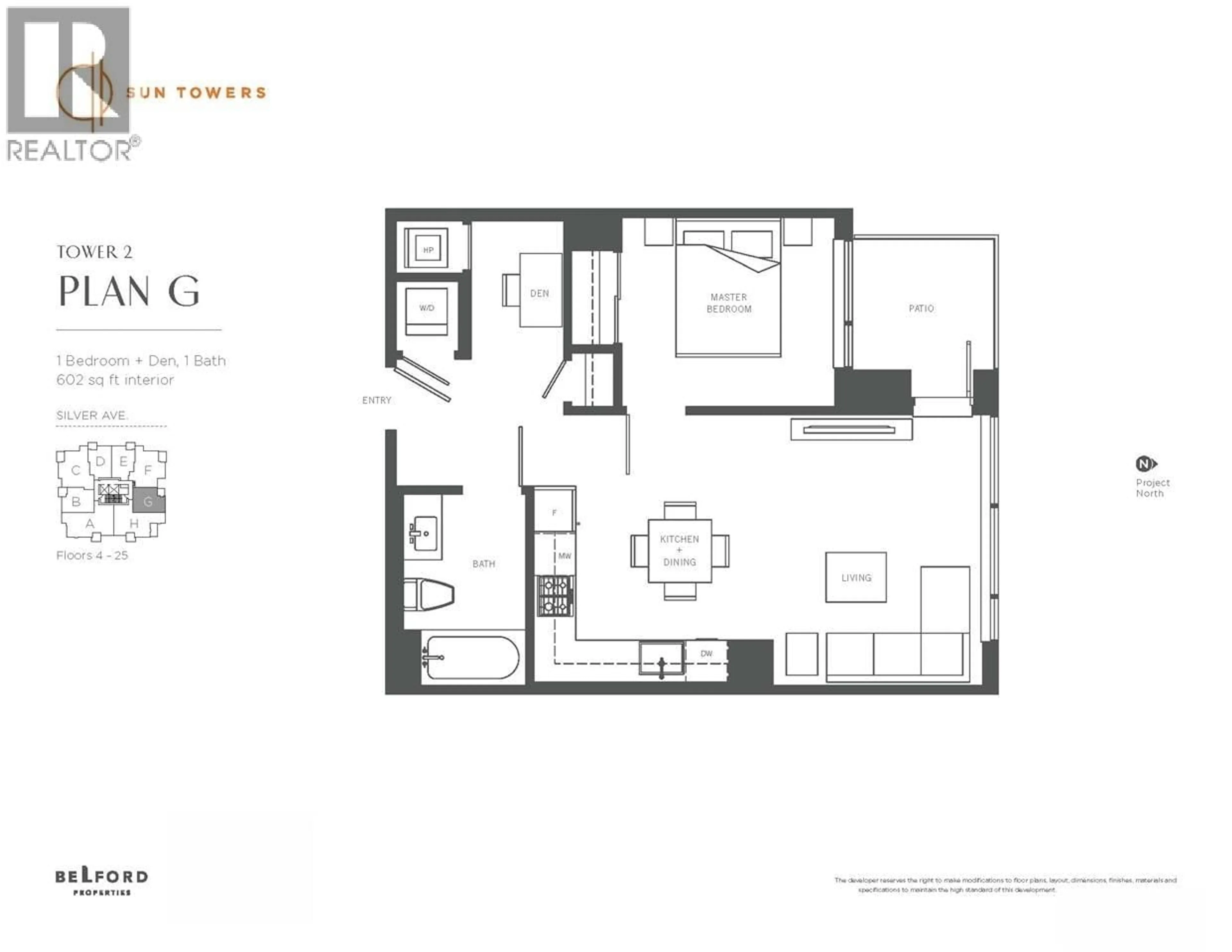 Floor plan for 807 - 6398 SILVER AVENUE, Burnaby British Columbia V5H0K7