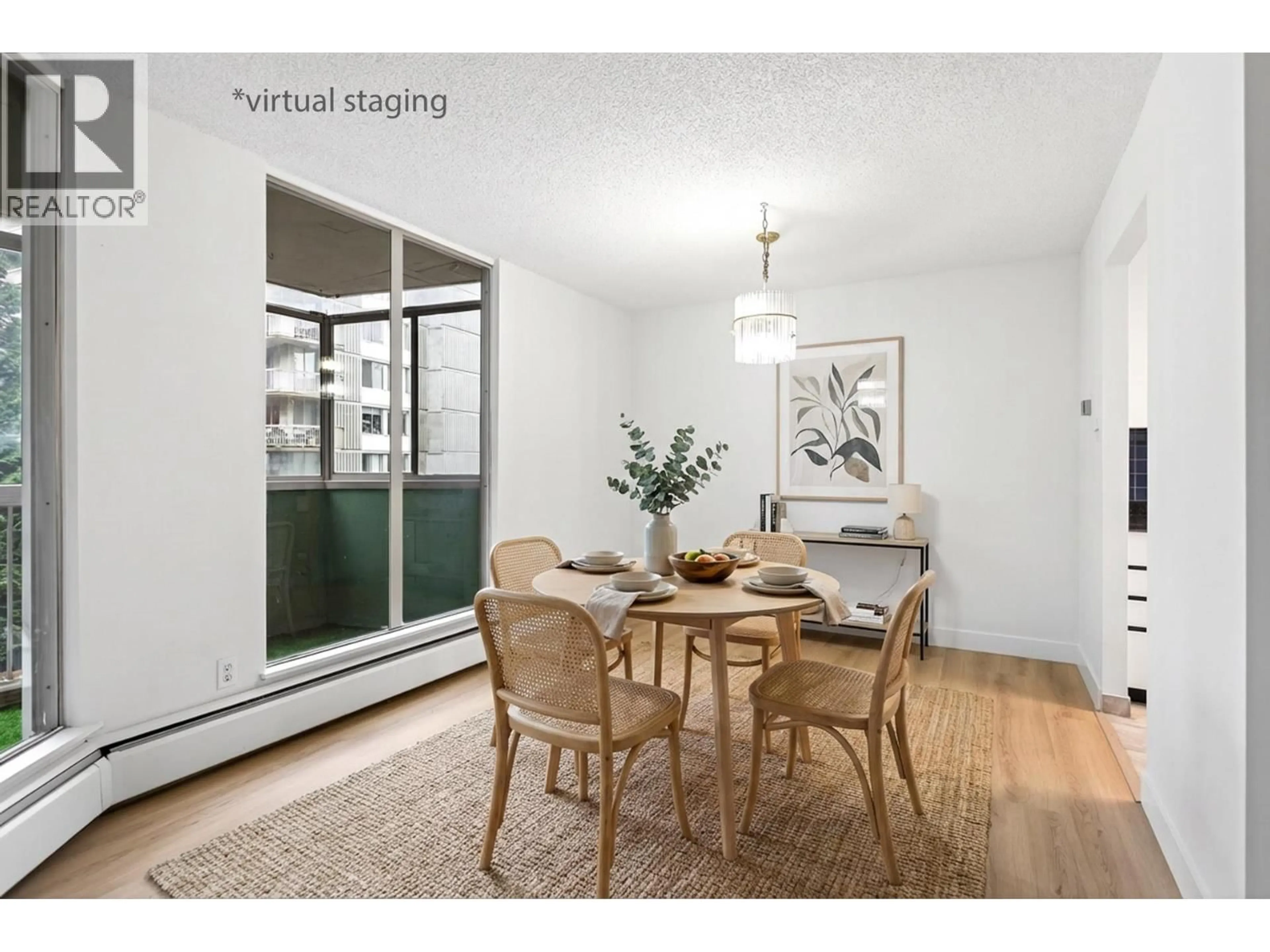 Dining room, wood/laminate floor for 504 - 2024 FULLERTON AVENUE, North Vancouver British Columbia V7P3G4