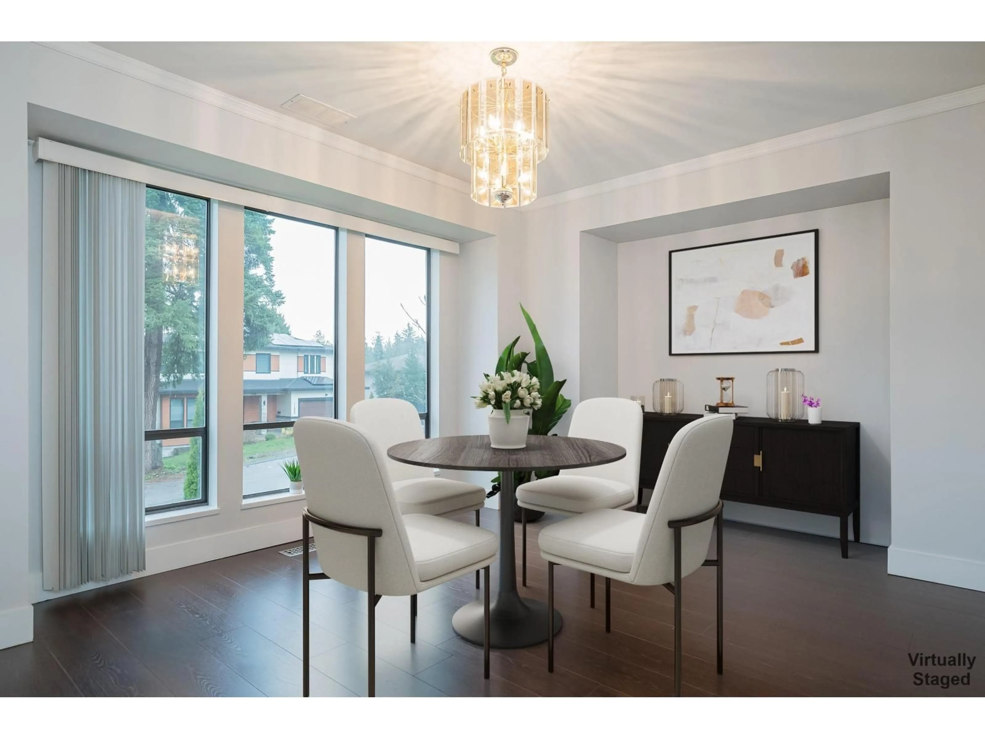 Dining room, wood/laminate floor for 11794 99A STREET, Surrey British Columbia V3V2R1