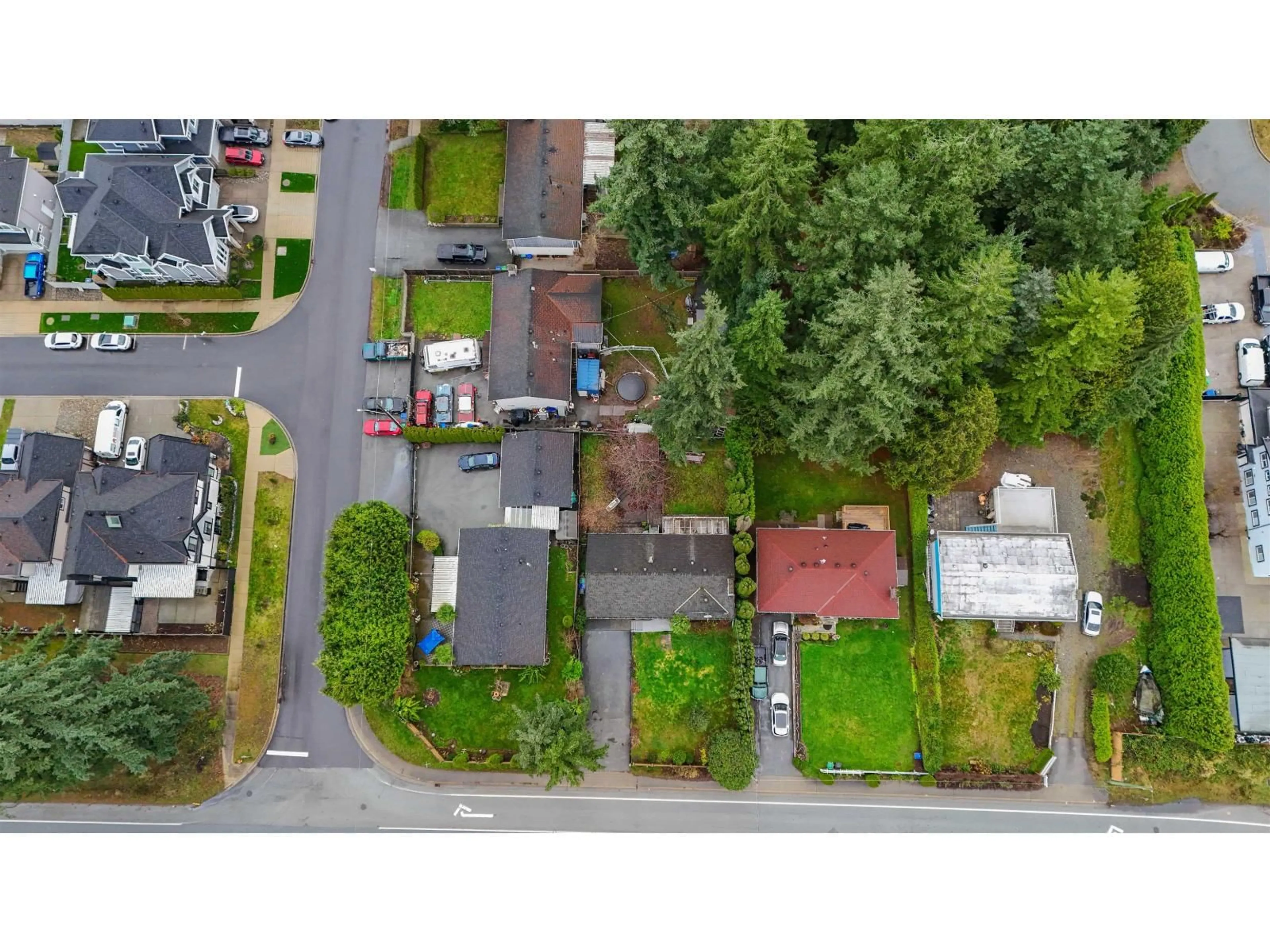 A pic from outside/outdoor area/front of a property/back of a property/a pic from drone, street for 12627 58 AVENUE, Surrey British Columbia V3X2P5