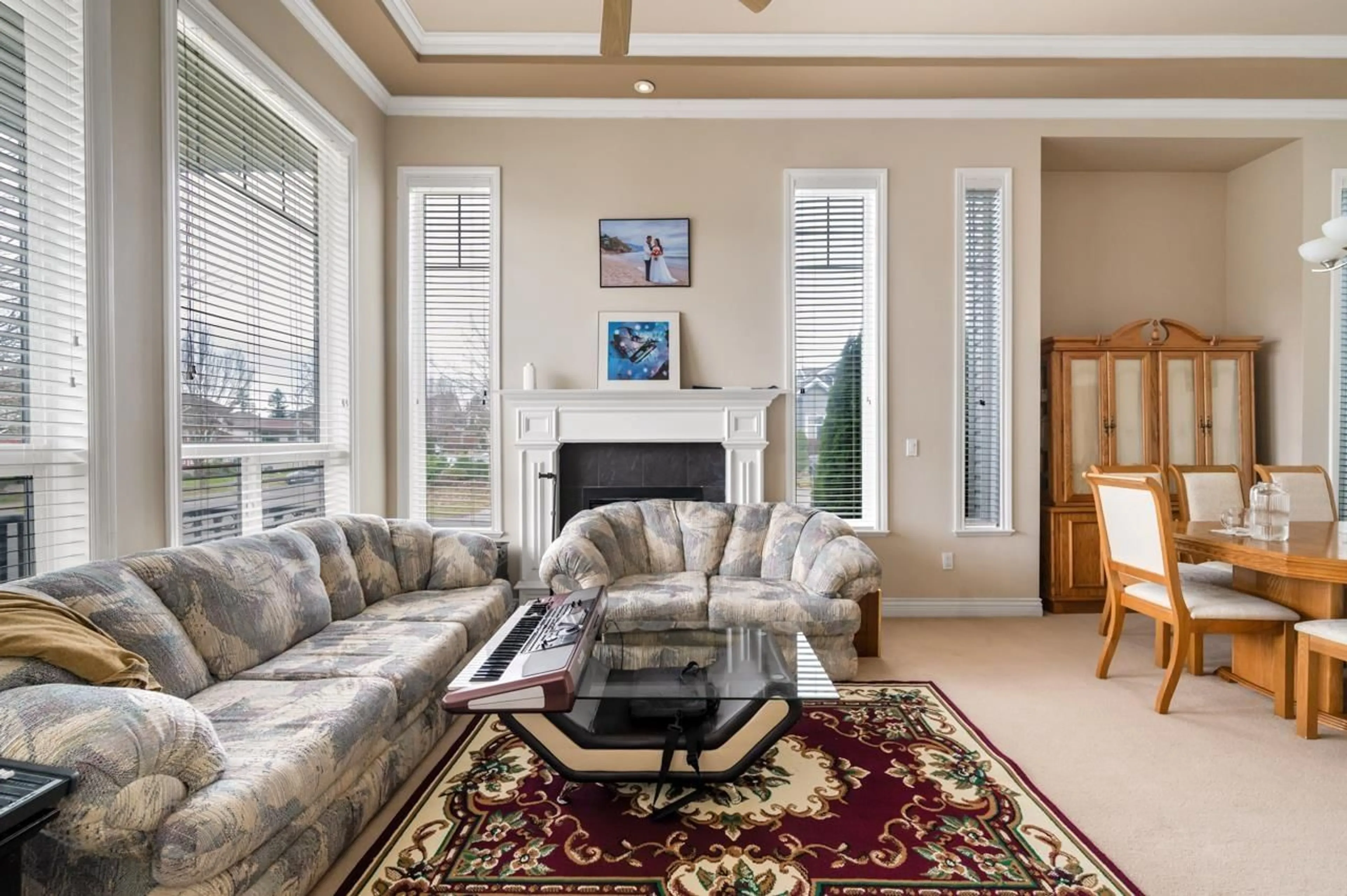 Living room with furniture, unknown for 14496 74 AVENUE, Surrey British Columbia V3S0N1