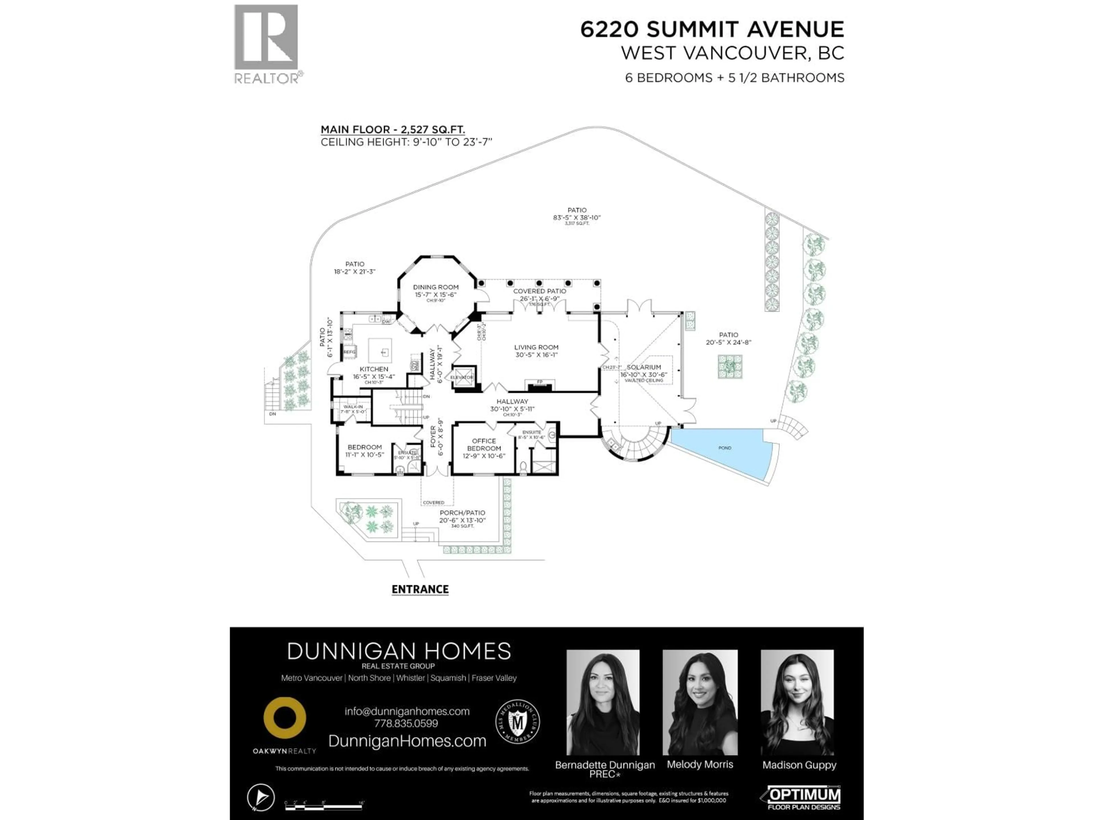 Floor plan for 6220 SUMMIT AVENUE, West Vancouver British Columbia V7W1Y2