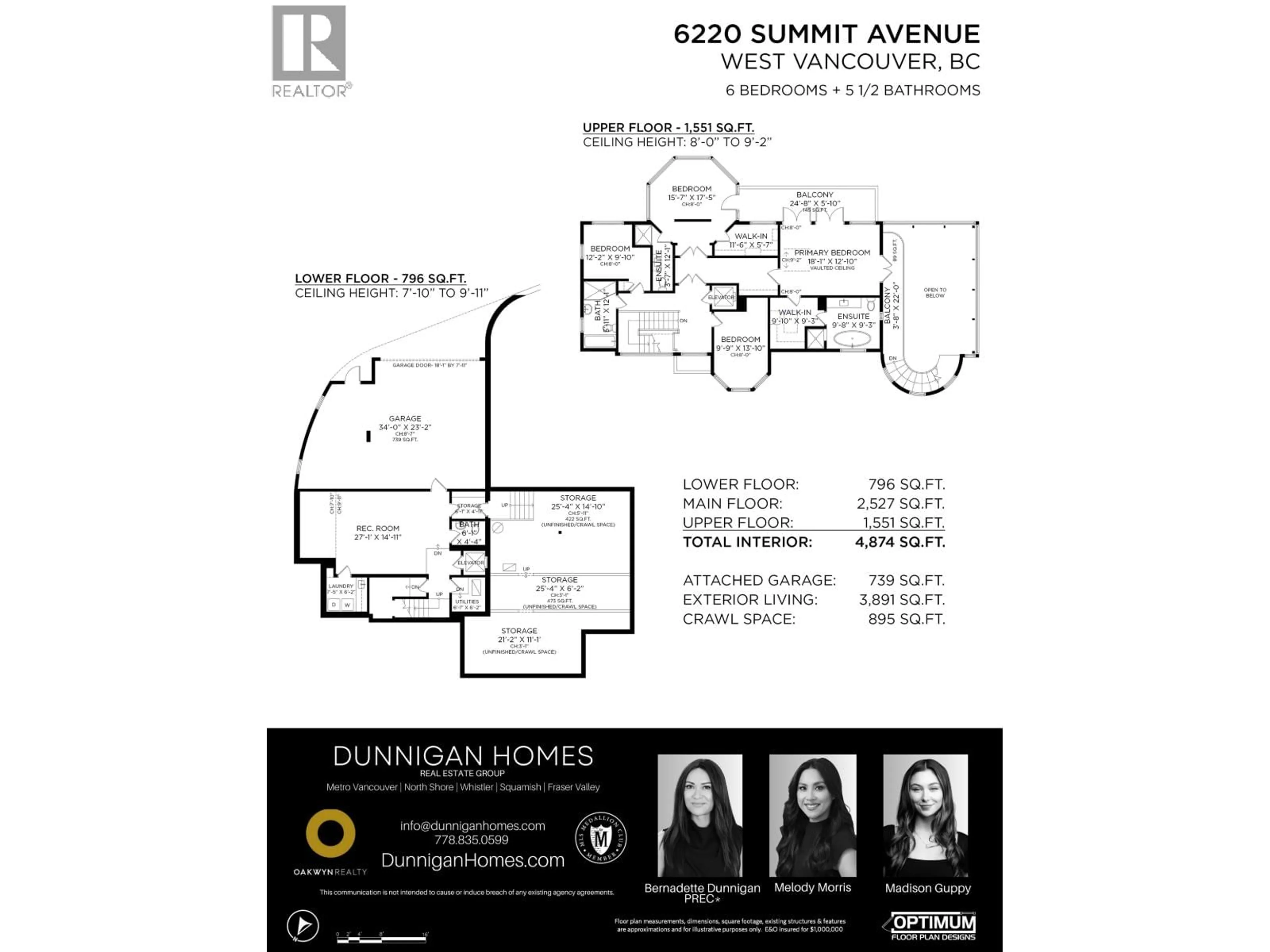 Floor plan for 6220 SUMMIT AVENUE, West Vancouver British Columbia V7W1Y2