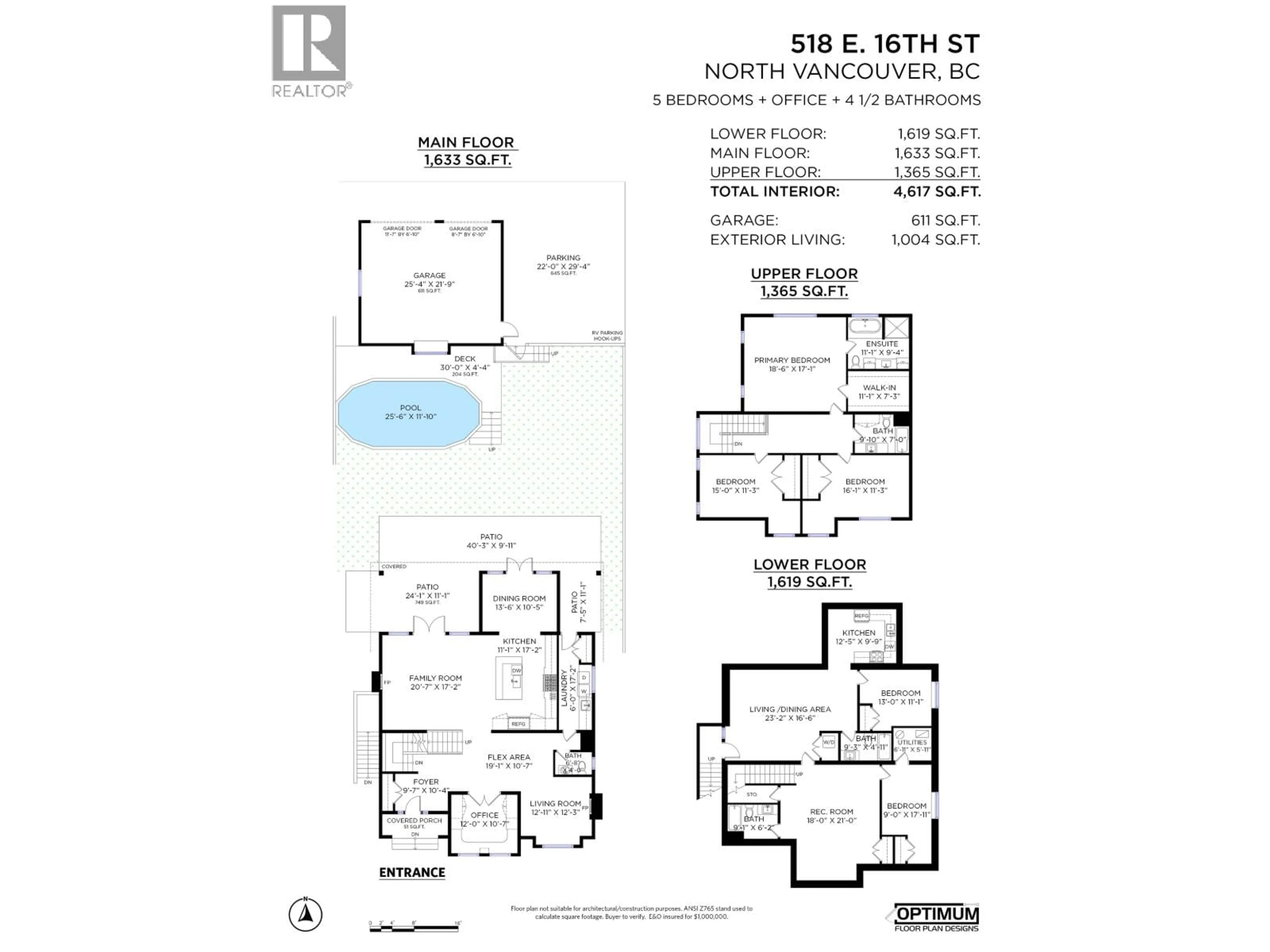 Floor plan for 518 16TH STREET, North Vancouver British Columbia V7L2T6