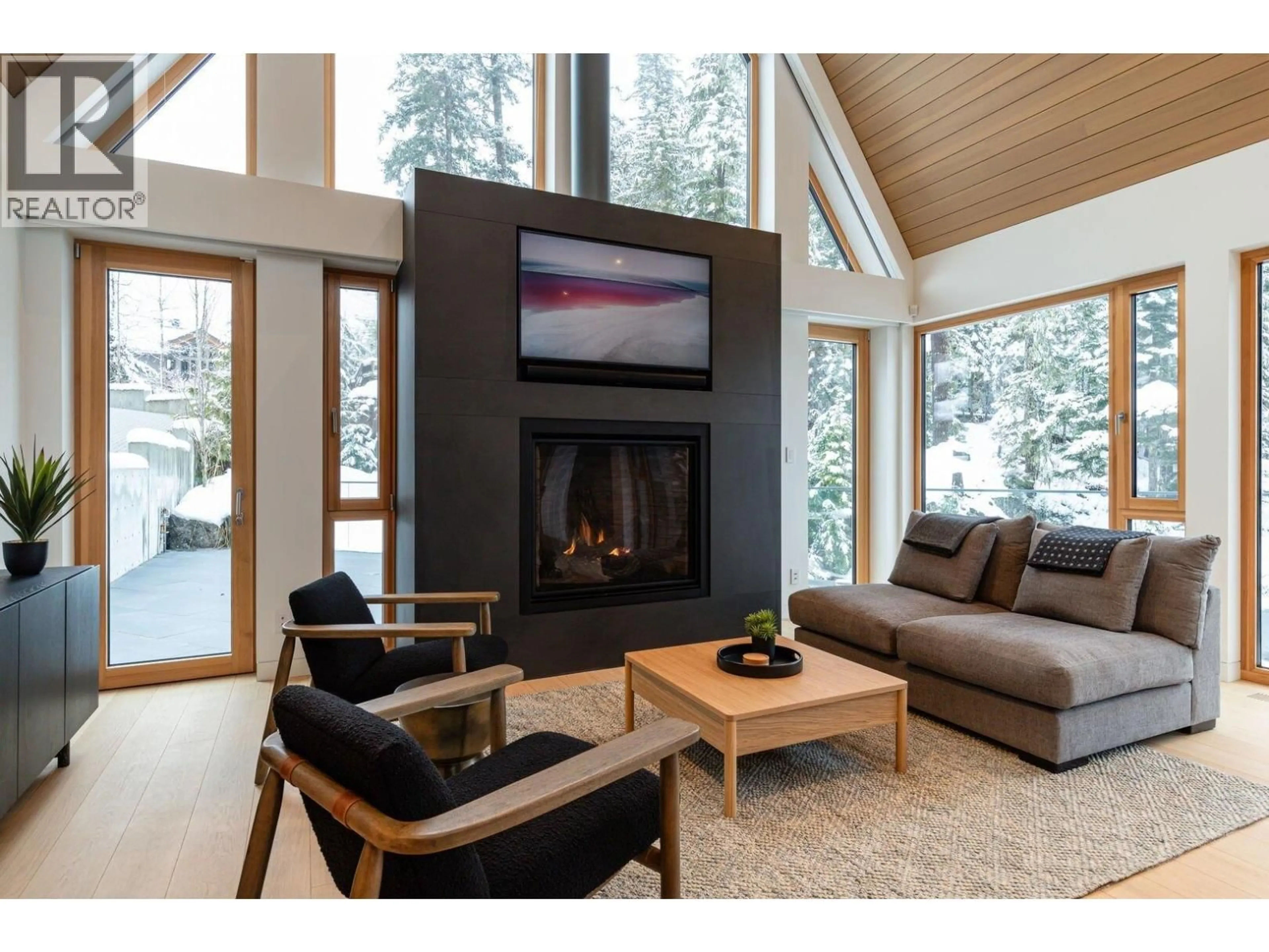 Living room with furniture, wood/laminate floor for 2925 KADENWOOD DRIVE, Whistler British Columbia V8E0L6