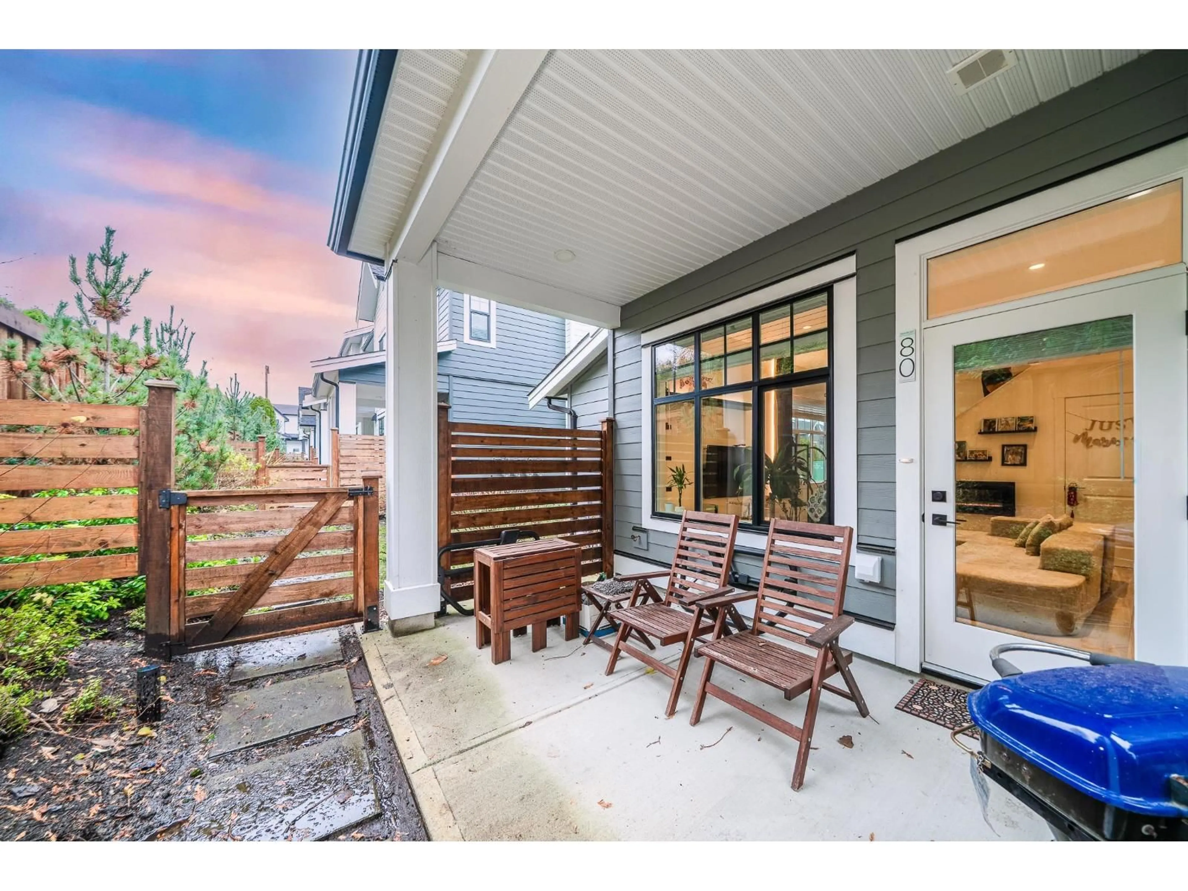 Patio, street for 80 - 7640 197 STREET, Langley British Columbia V2Y3W2