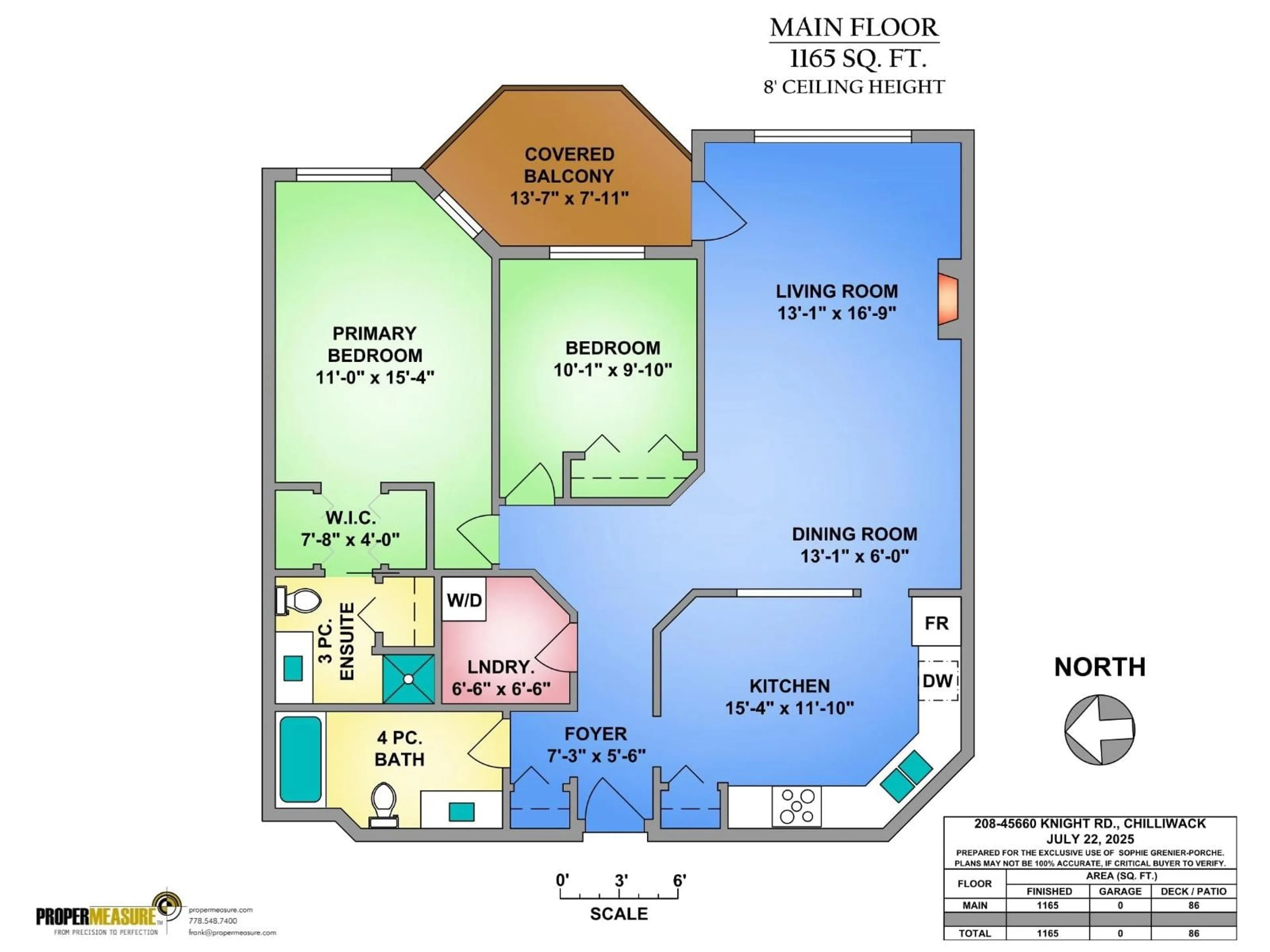 Floor plan for 208 - 45660 KNIGHT ROAD, Chilliwack British Columbia V2R2X4