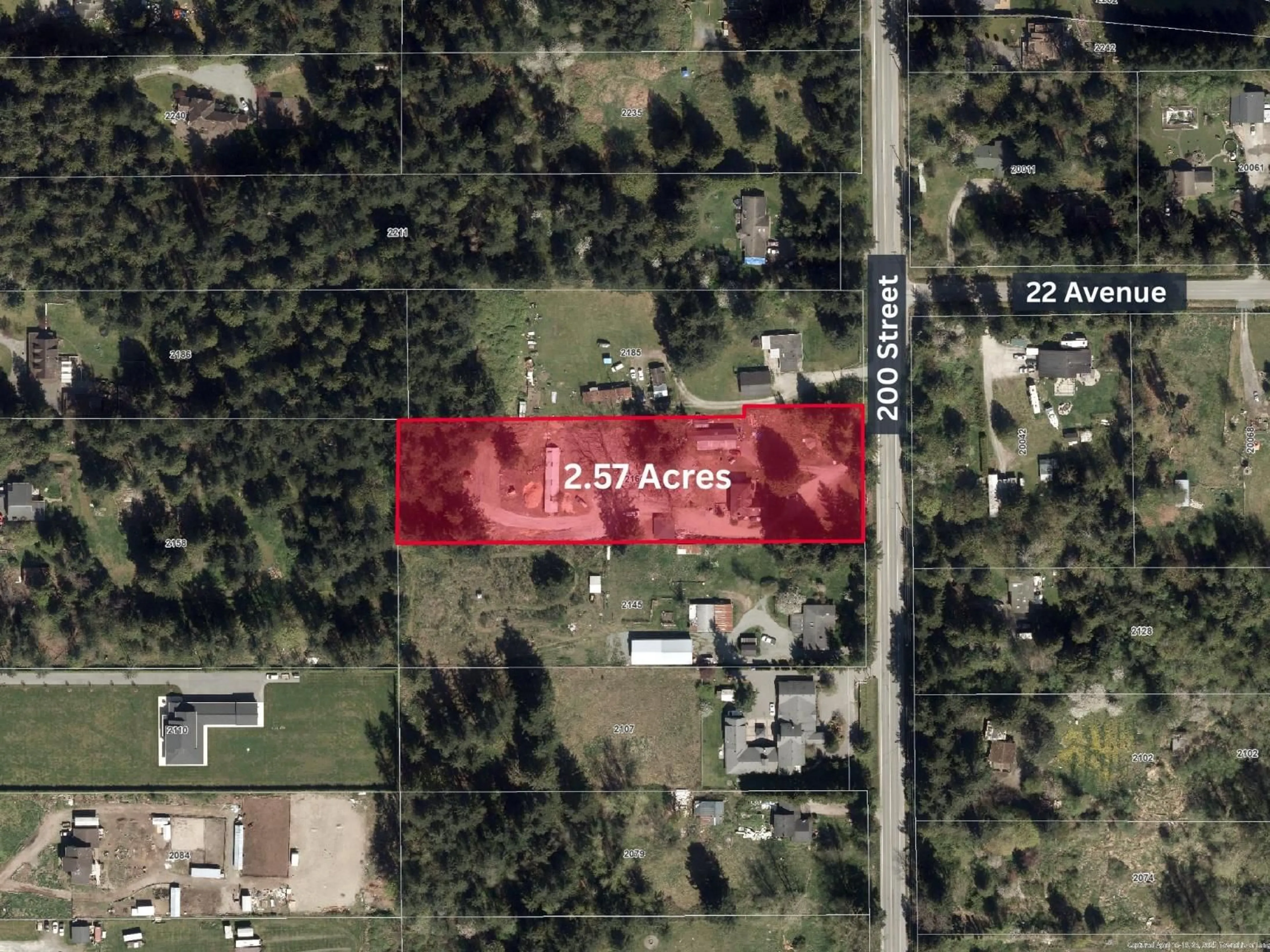 A pic from outside/outdoor area/front of a property/back of a property/a pic from drone, street for 2161 200 STREET, Langley British Columbia V2Z1Z6