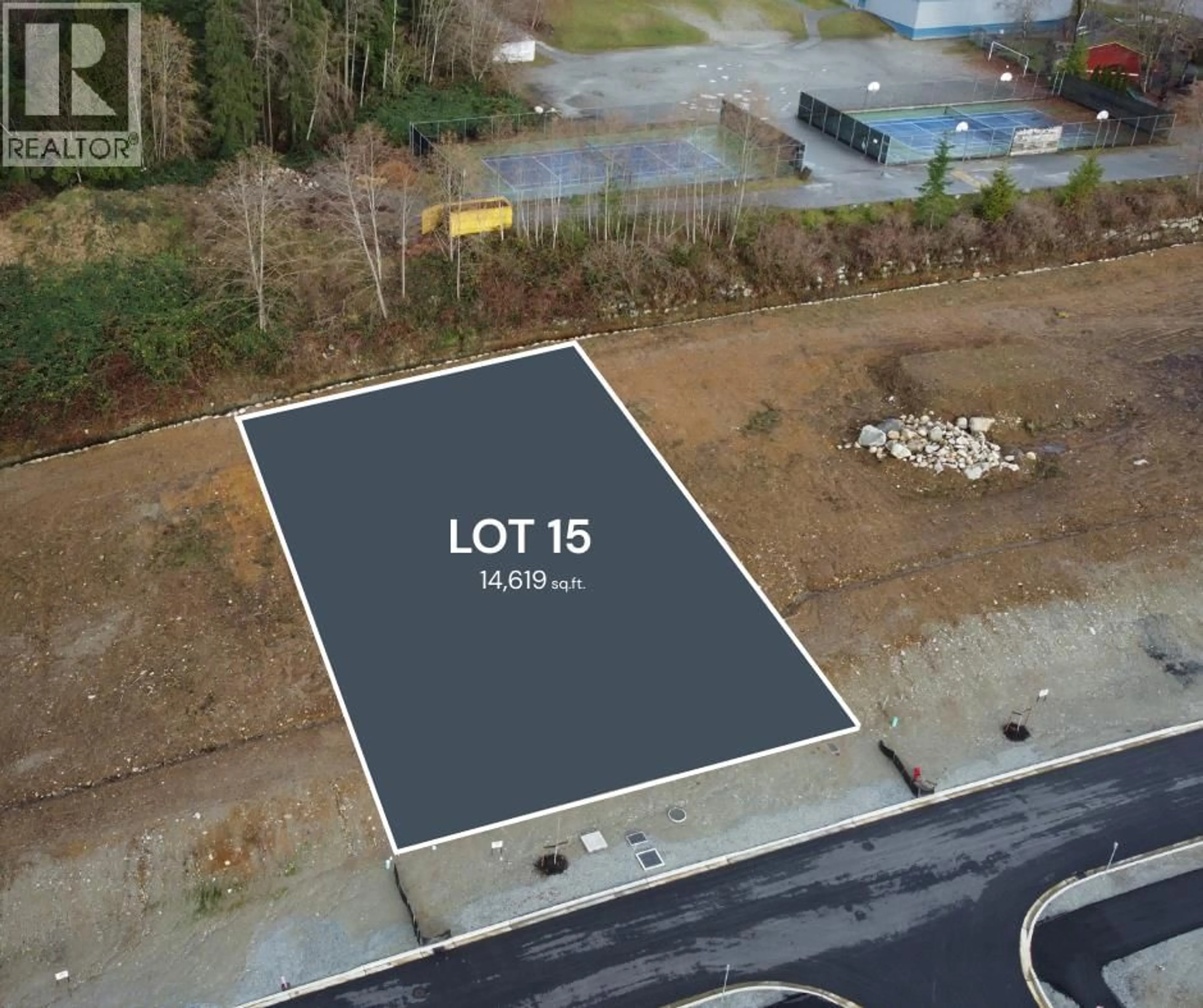 A pic from outside/outdoor area/front of a property/back of a property/a pic from drone, street for LOT 15 - 2307 SUNNYSIDE ROAD, Port Moody British Columbia V3H4Y4