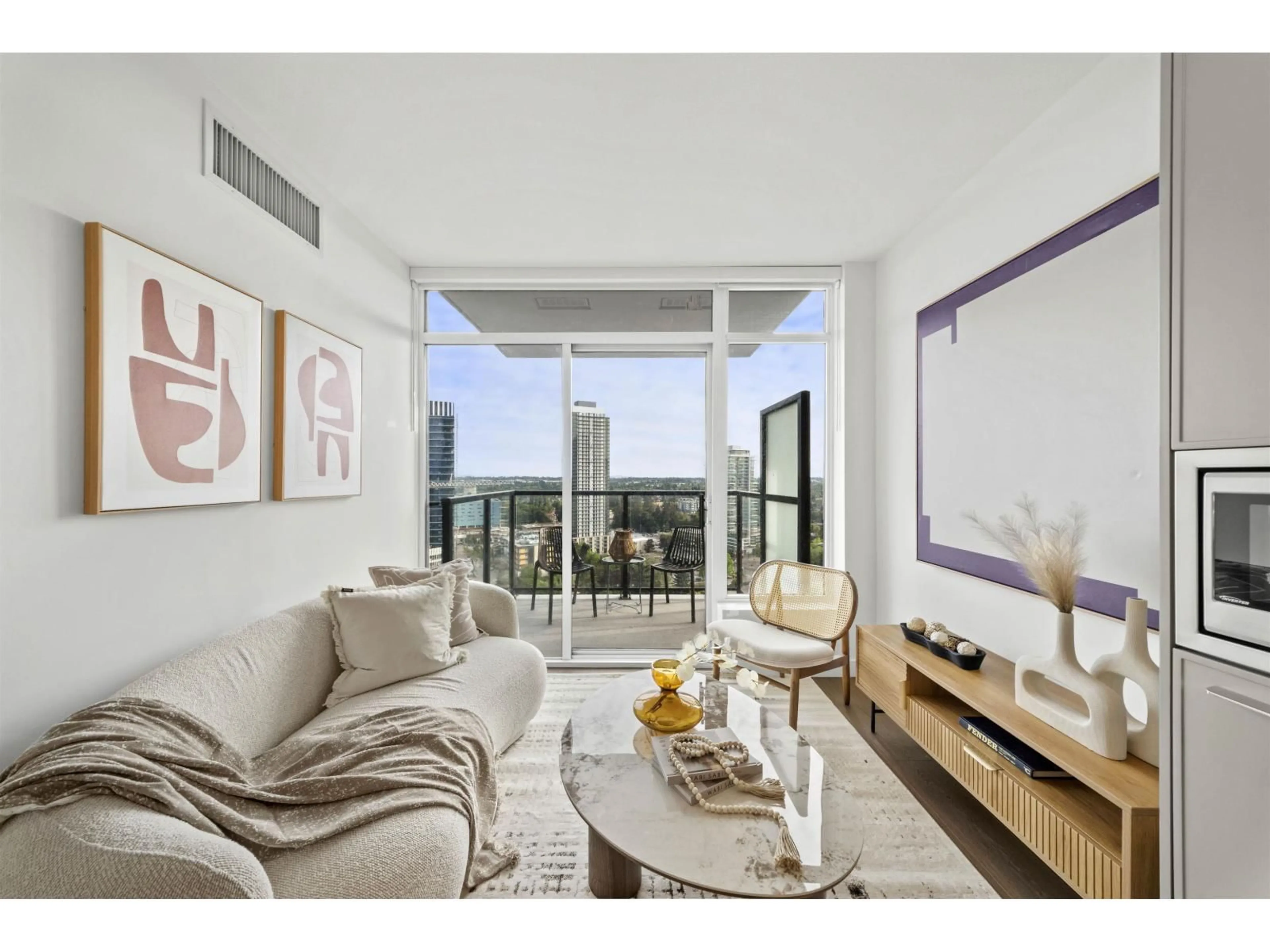 Living room with furniture, unknown for 2901 - 13745 GEORGE JUNCTION, Surrey British Columbia V3T4Y3