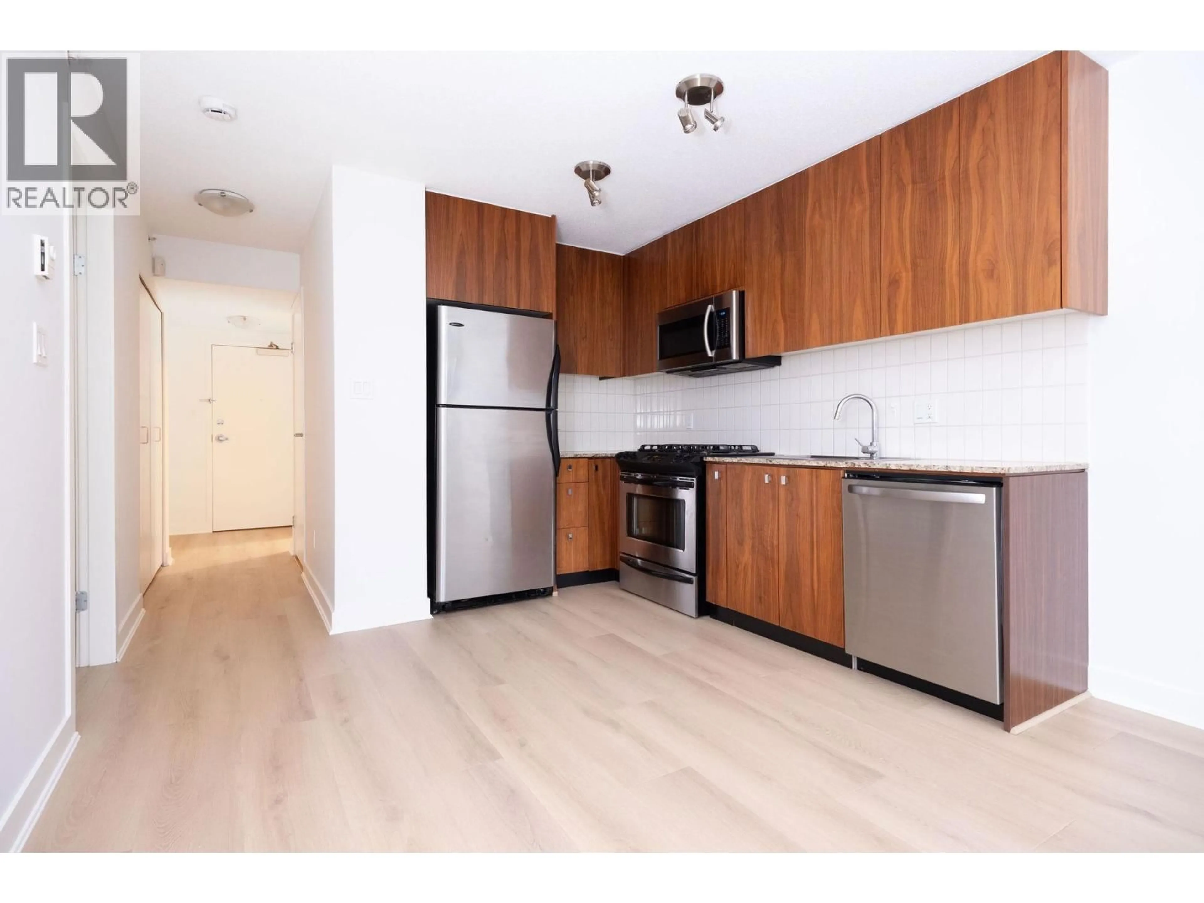 Standard kitchen, wood/laminate floor for 302 - 1030 BROADWAY STREET, Vancouver British Columbia V6B4J5