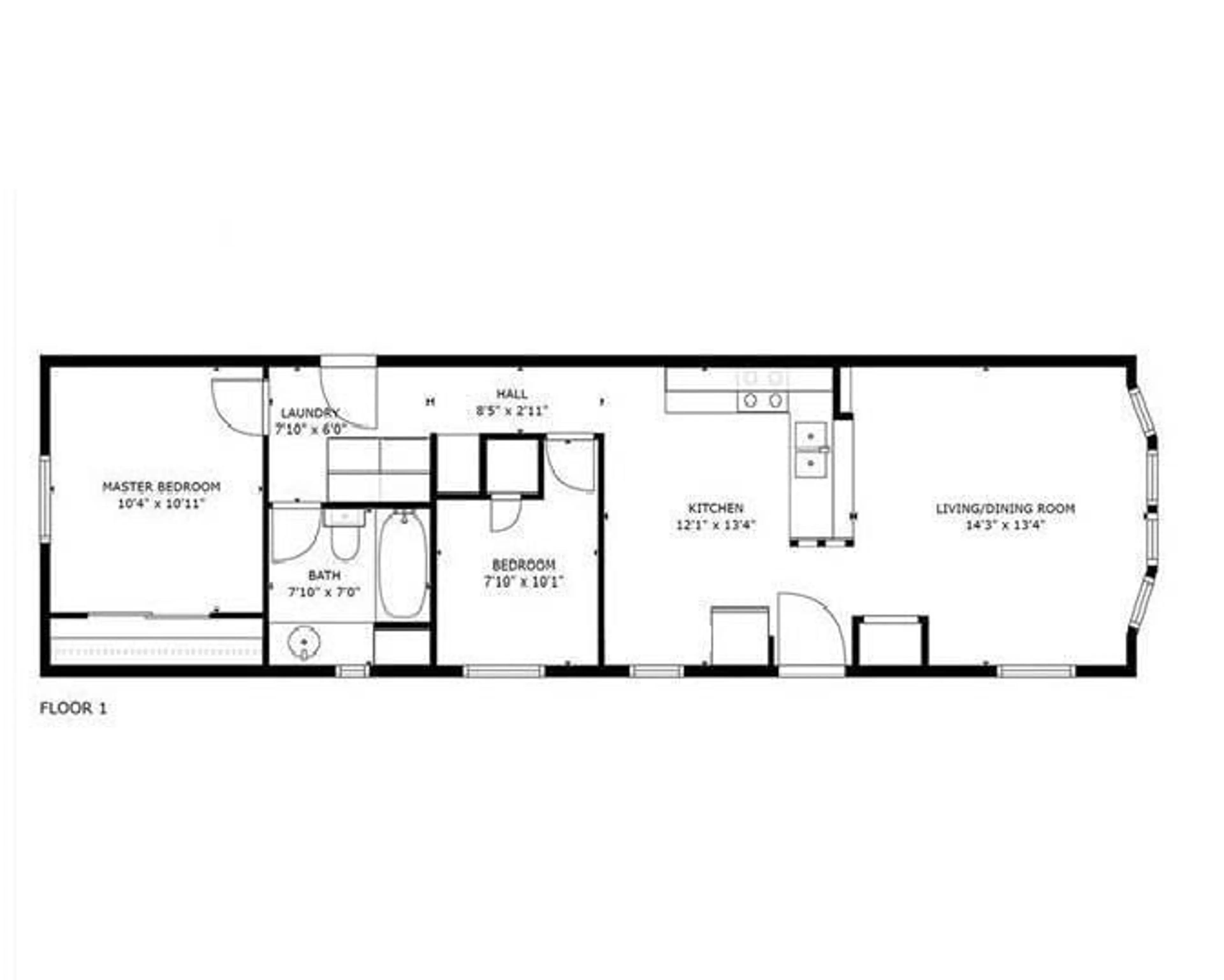 Floor plan for 5 - 23141 72 AVENUE, Langley British Columbia V2Y2R9