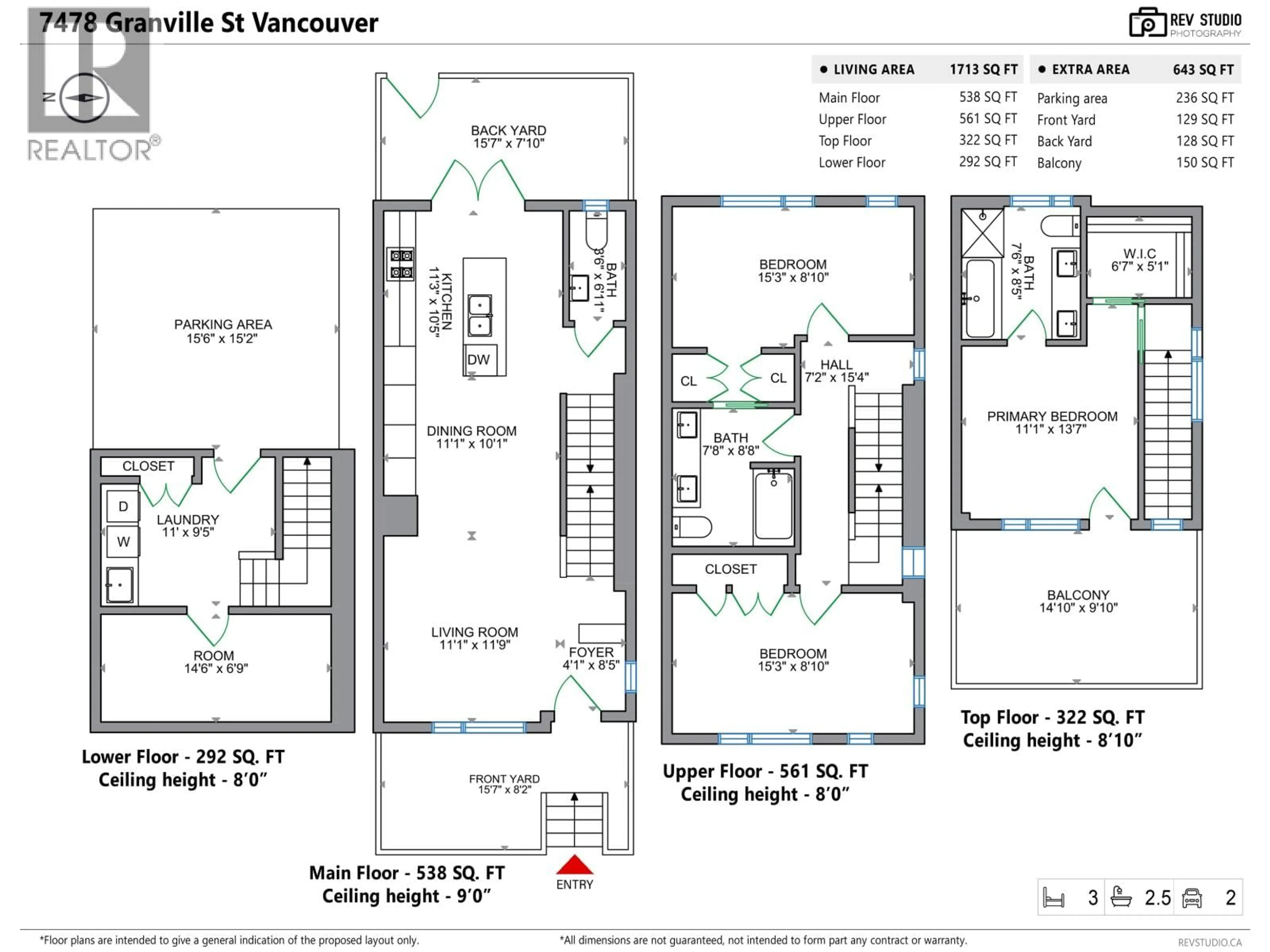 Floor plan for 7478 GRANVILLE STREET, Vancouver British Columbia V6P0G1