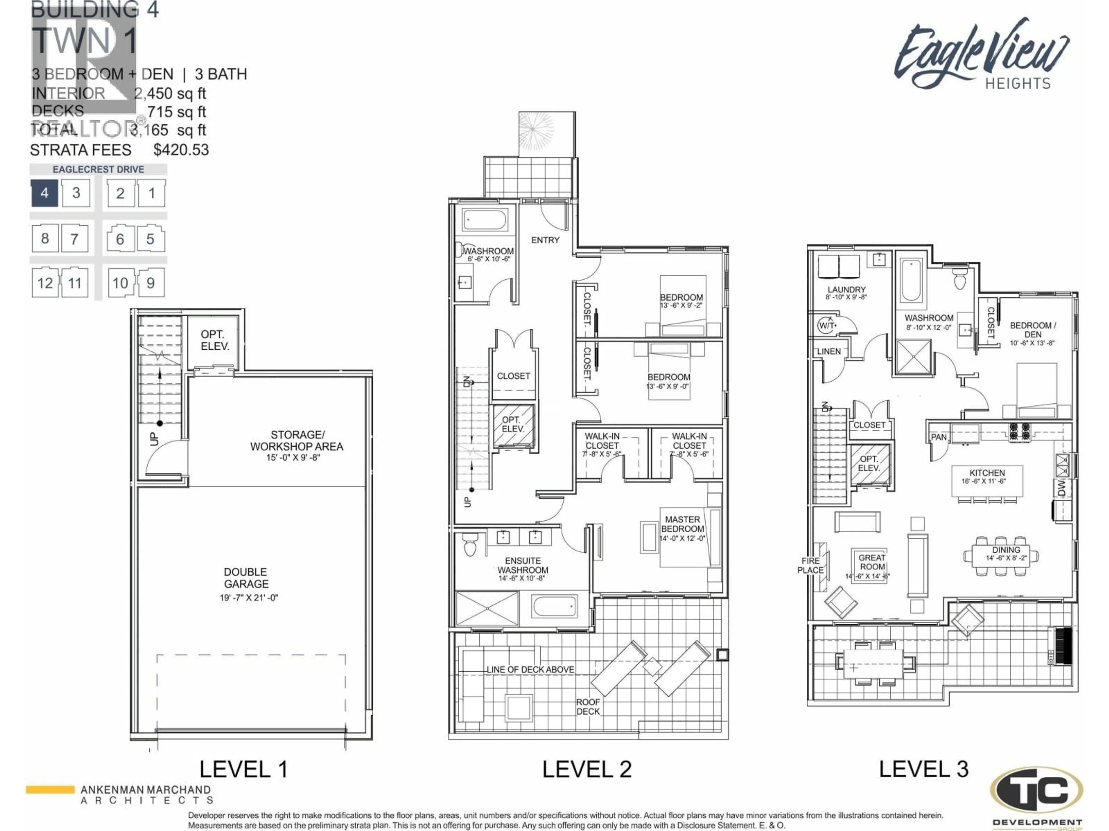 Floor plan for 4101 - 464 EAGLECREST DRIVE, Gibsons British Columbia V0N1V9