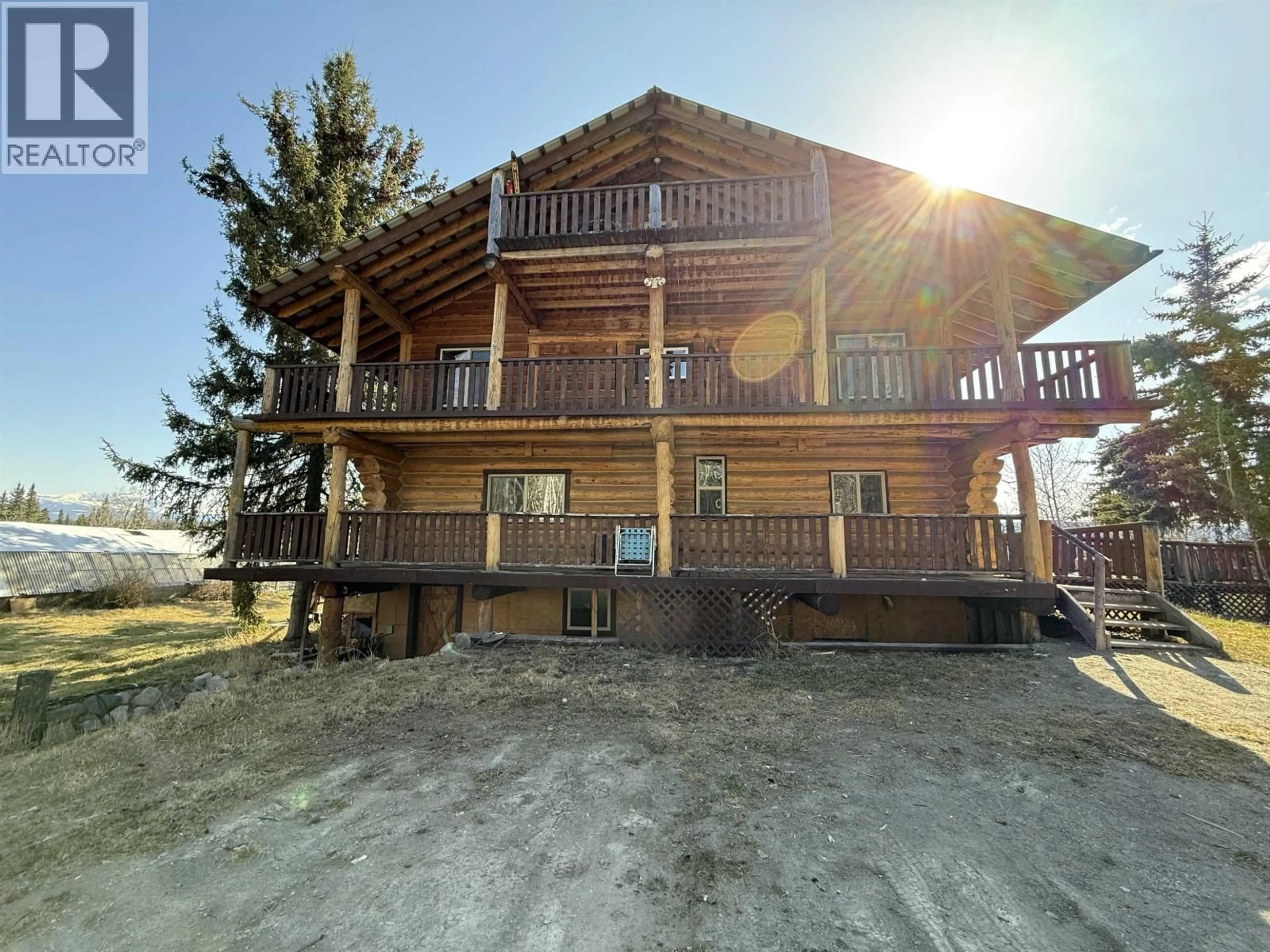 A pic from outside/outdoor area/front of a property/back of a property/a pic from drone, building for 151 CHIGNELL ROAD, Chilcotin British Columbia V0L1V0