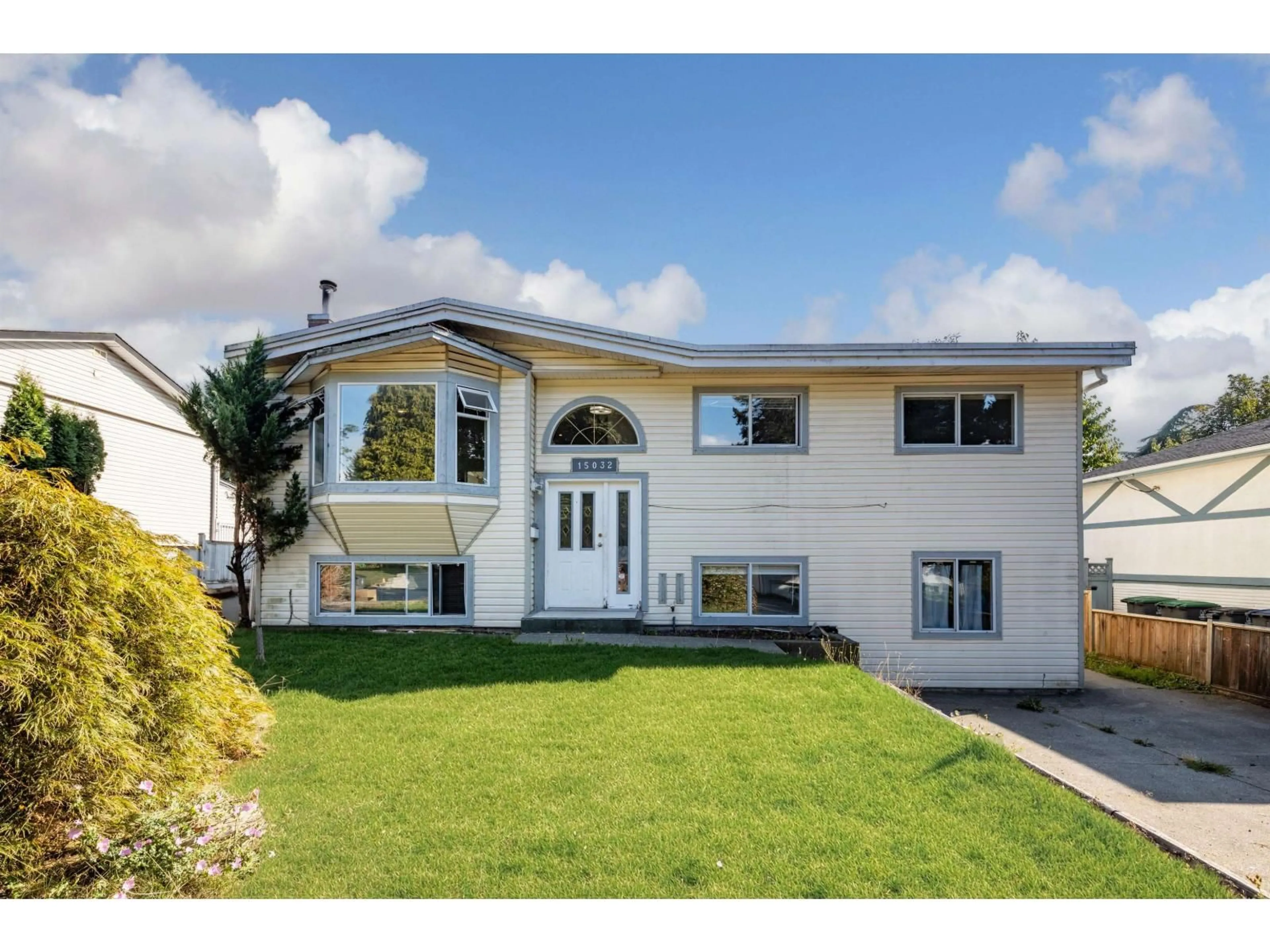 Home with vinyl exterior material, street for 15032 SWALLOW DRIVE, Surrey British Columbia V3R4X2