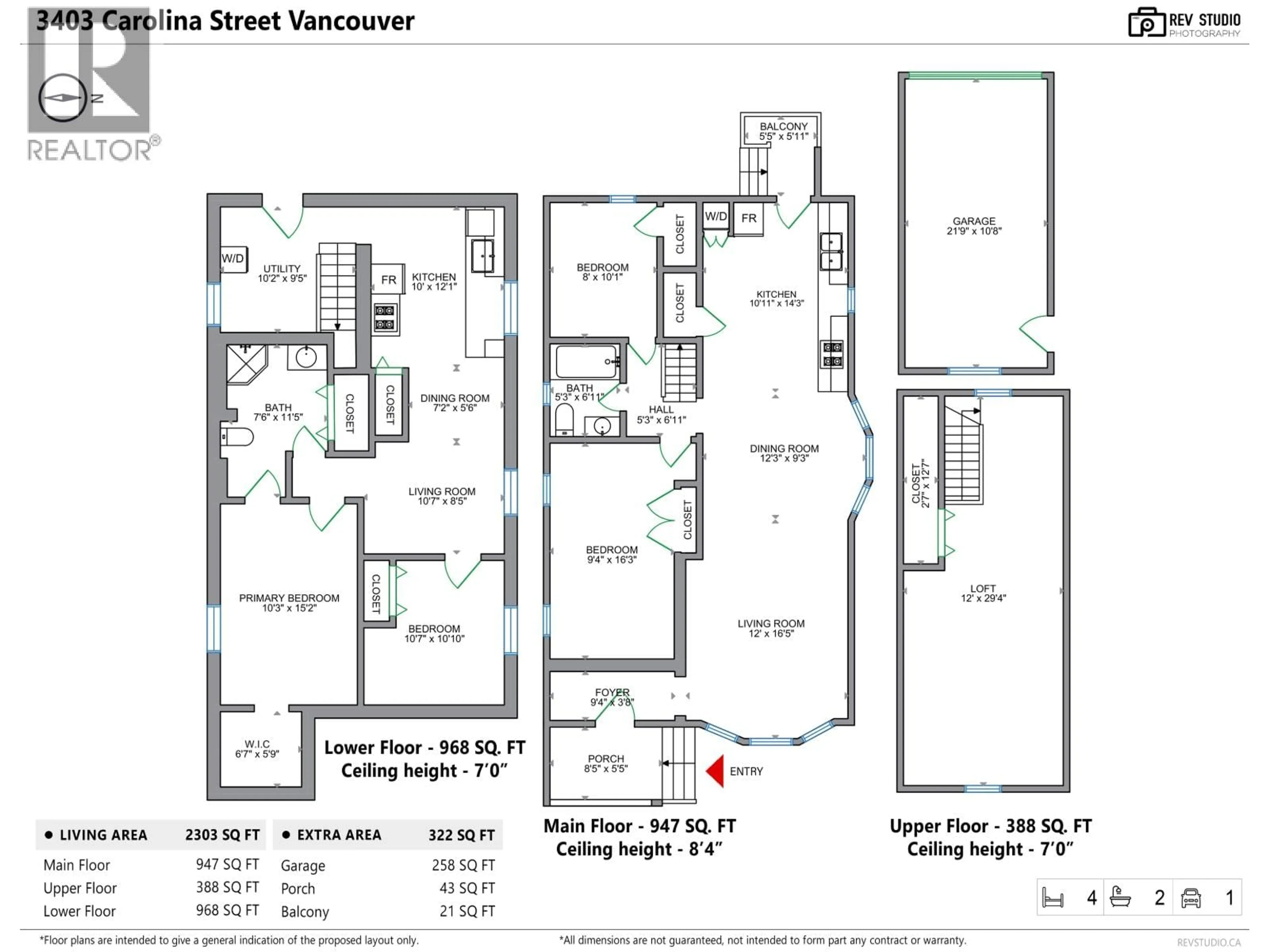 Floor plan for 3403 CAROLINA STREET, Vancouver British Columbia V5V4B3