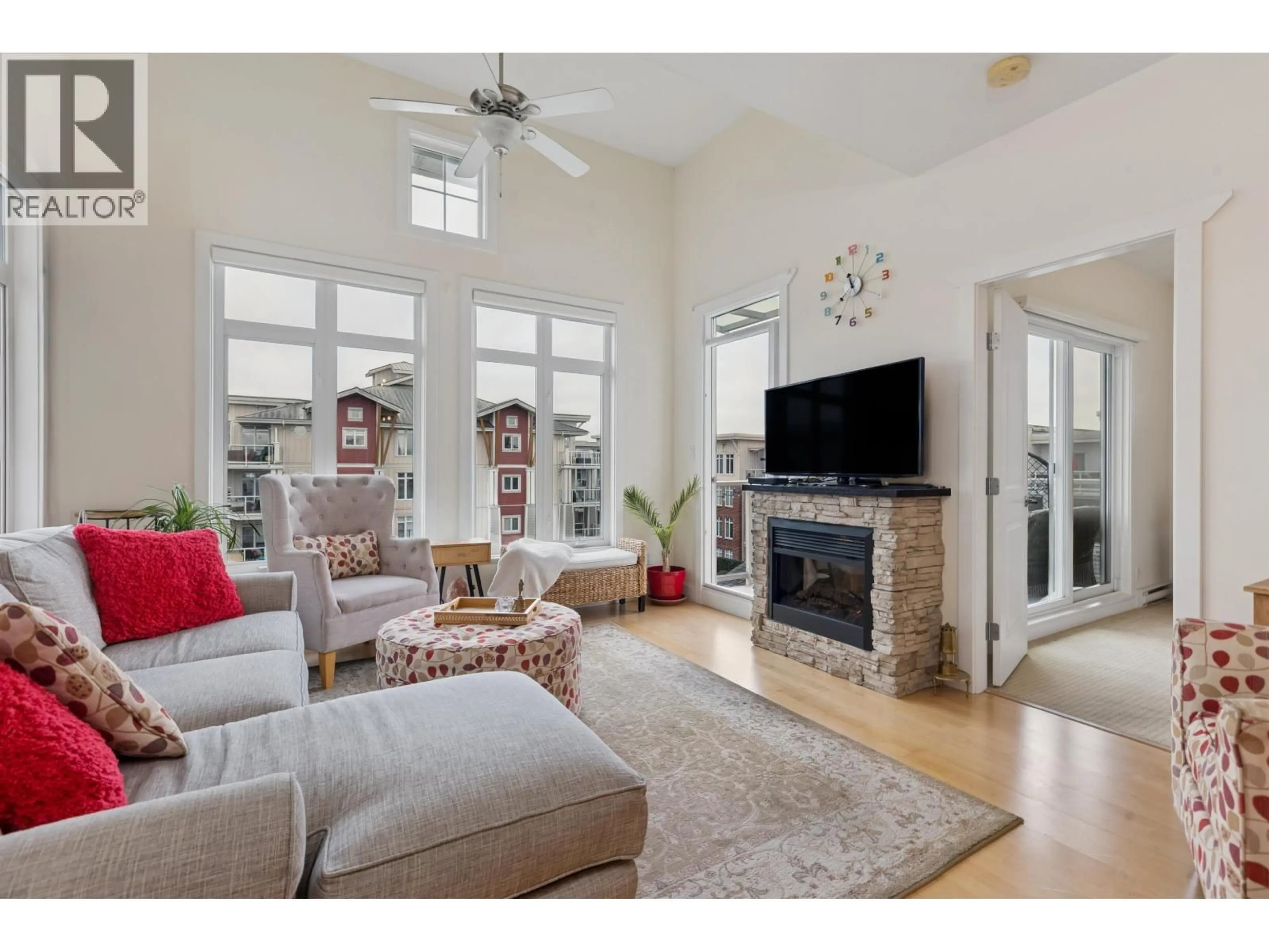 Living room with furniture, unknown for 434 - 4280 MONCTON STREET, Richmond British Columbia V7E6T4