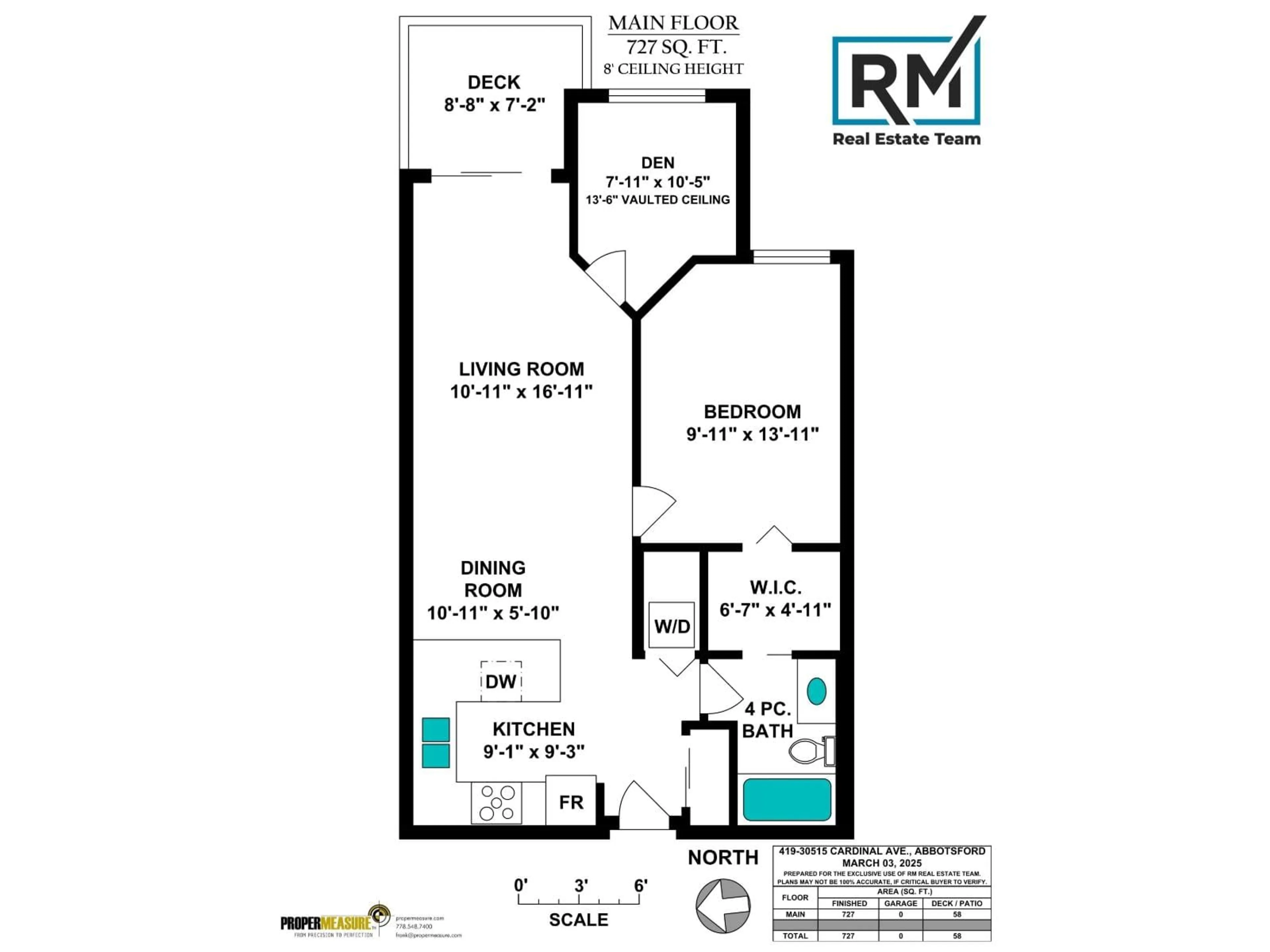 Floor plan for 419 - 30515 CARDINAL AVENUE, Abbotsford British Columbia V2T0A8