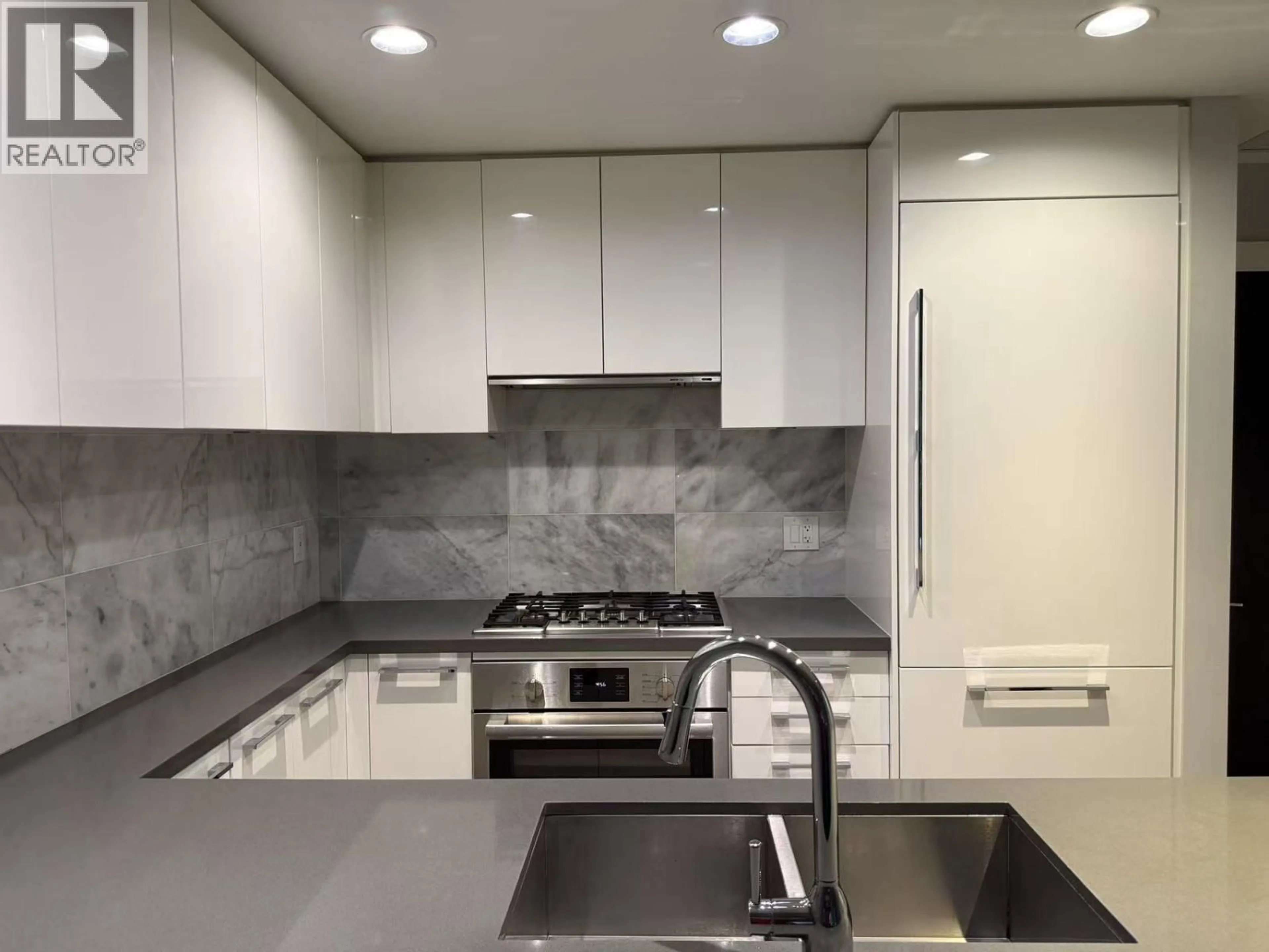 Standard kitchen, ceramic/tile floor for 303 - 5628 BIRNEY AVENUE, Vancouver British Columbia V6S0H7