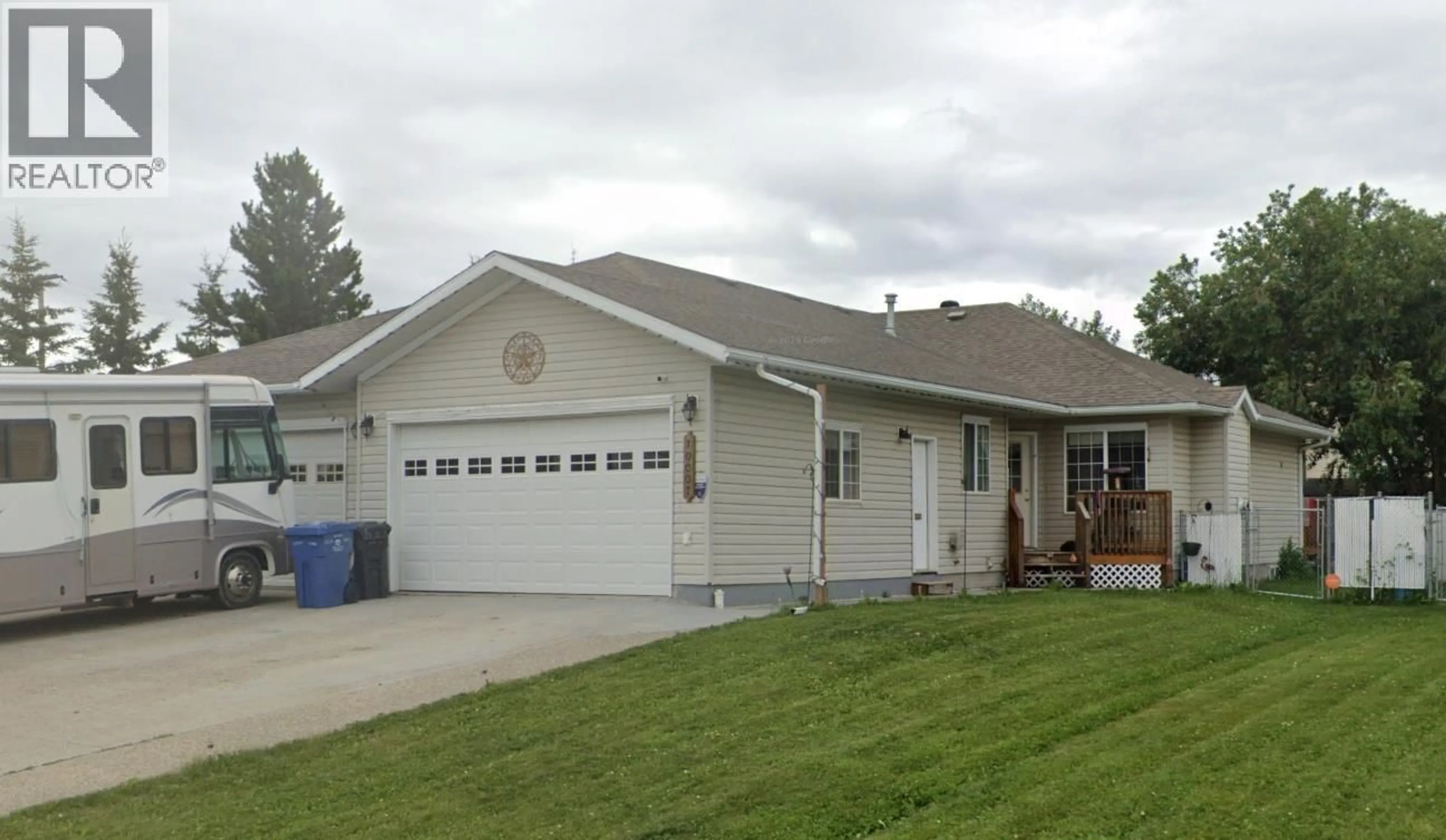 Home with vinyl exterior material, street for A - 10007 111 AVENUE, Fort St. John British Columbia V1J4S6