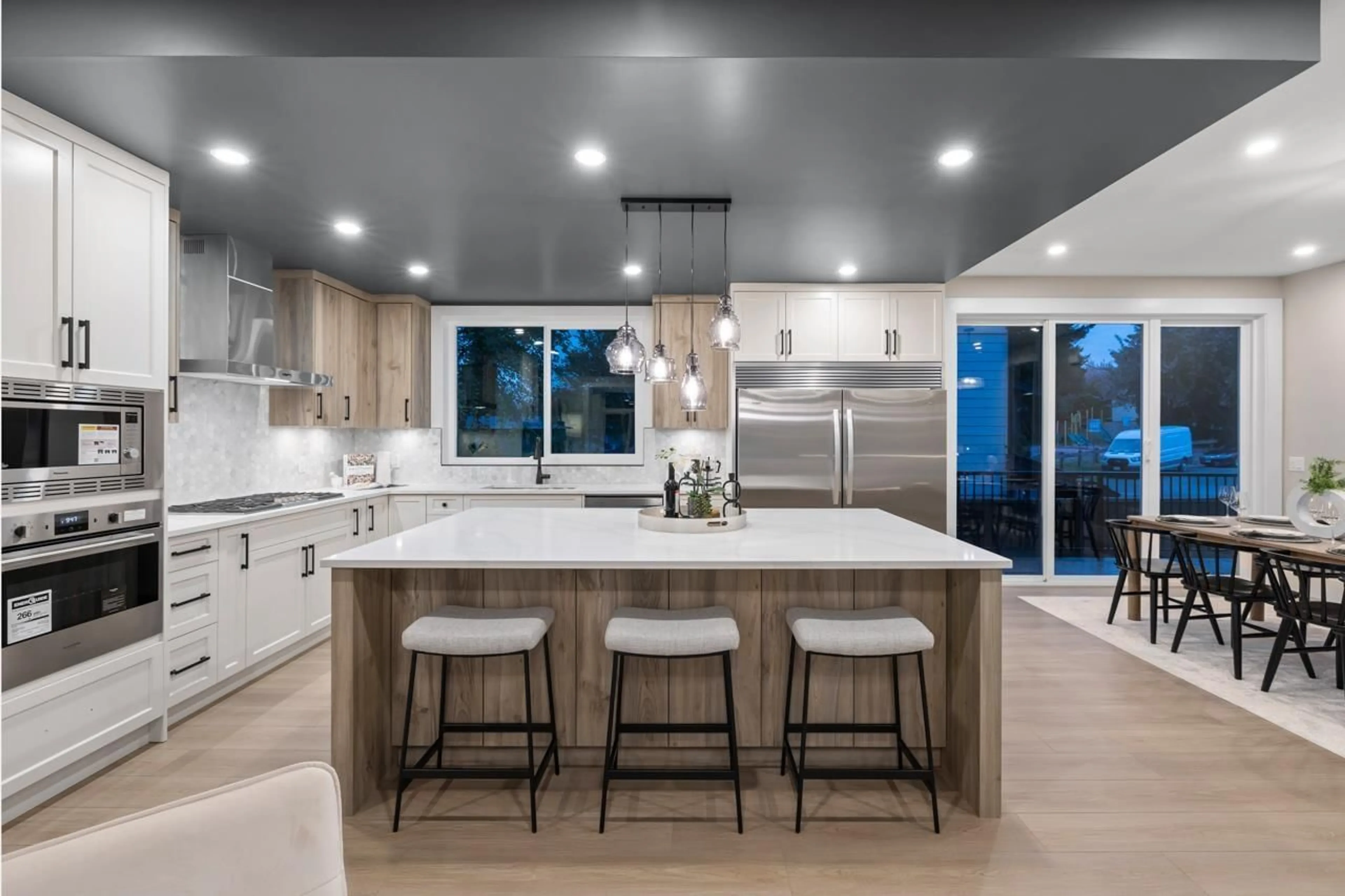 Contemporary kitchen, ceramic/tile floor for 2818 BABICH STREET, Abbotsford British Columbia V2S3K5