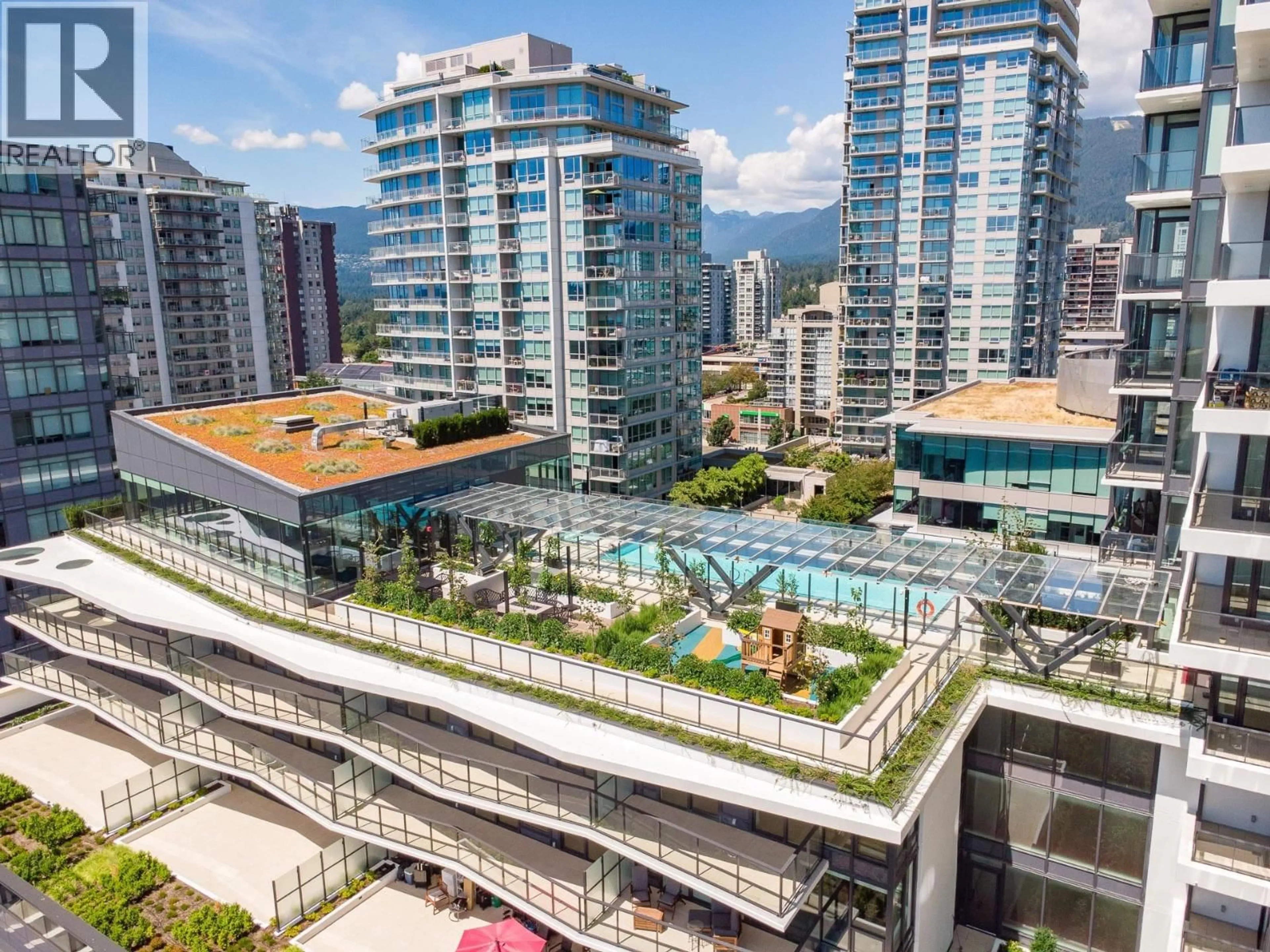 A pic from outside/outdoor area/front of a property/back of a property/a pic from drone, city buildings view from balcony for 1506 - 135 13TH STREET, North Vancouver British Columbia V7L0J8