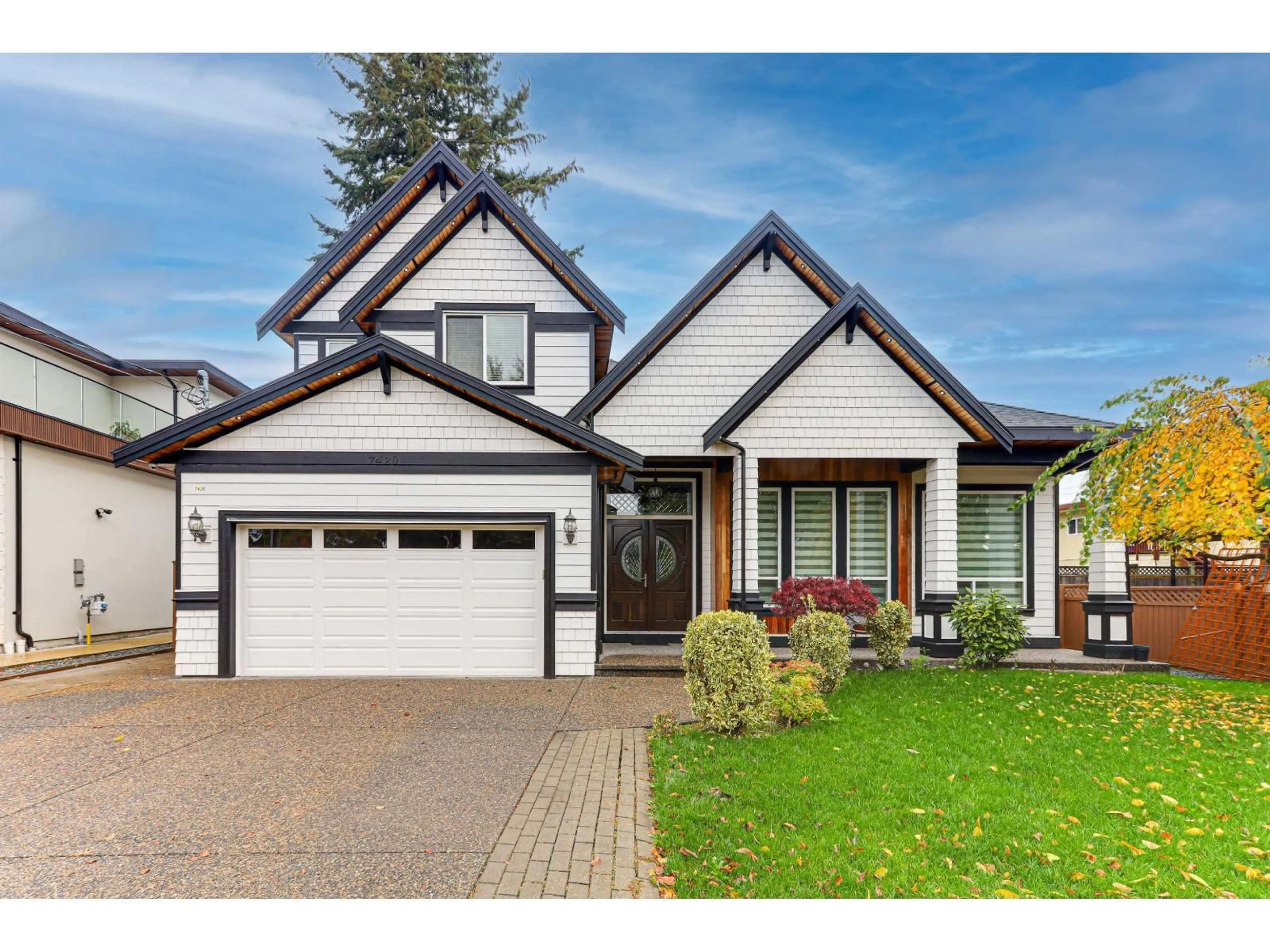 Home with vinyl exterior material, street for 7420 116 ST STREET, Delta British Columbia V4C5T2