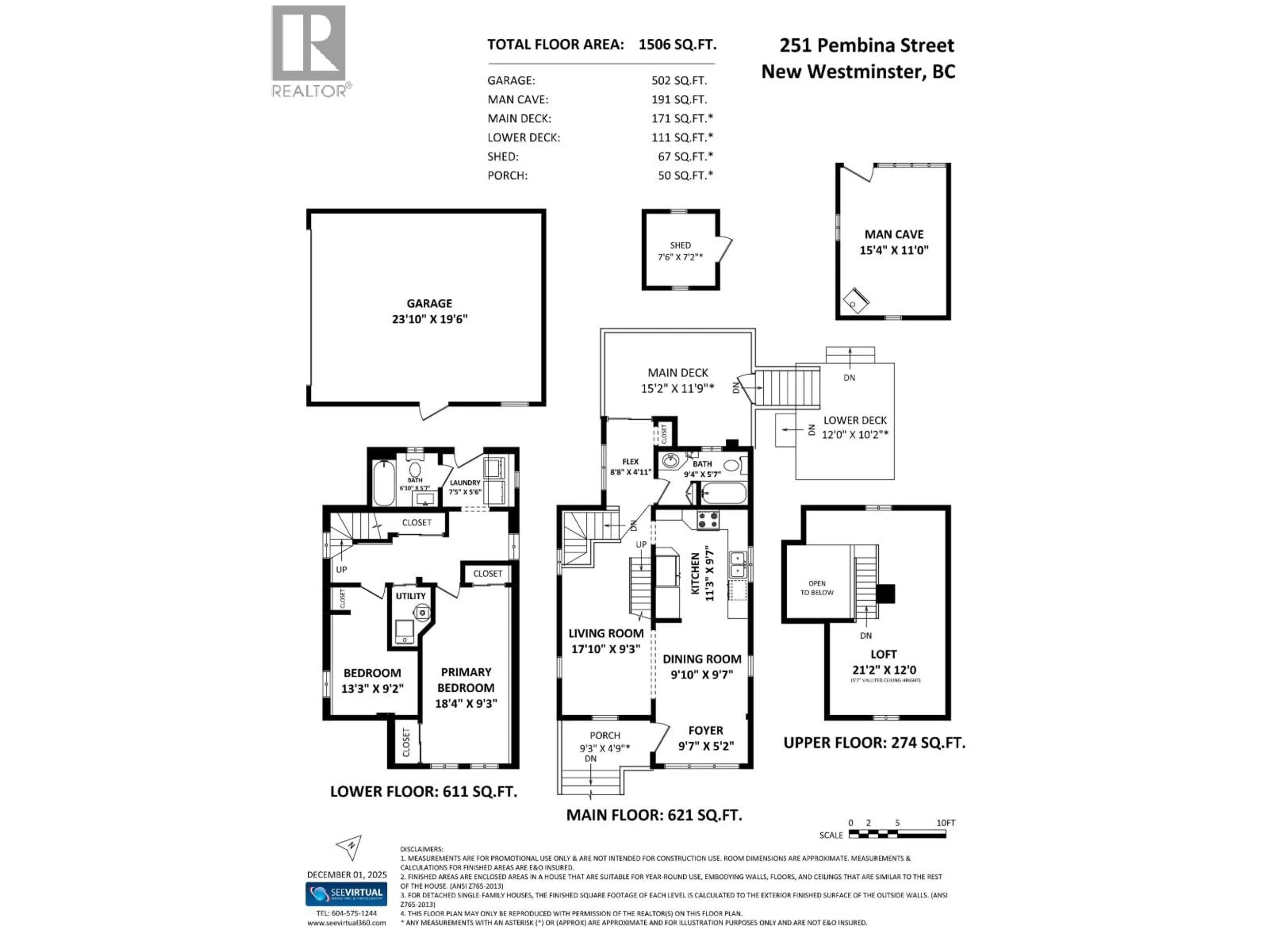 Floor plan for 251 PEMBINA STREET, New Westminster British Columbia V3M5J3