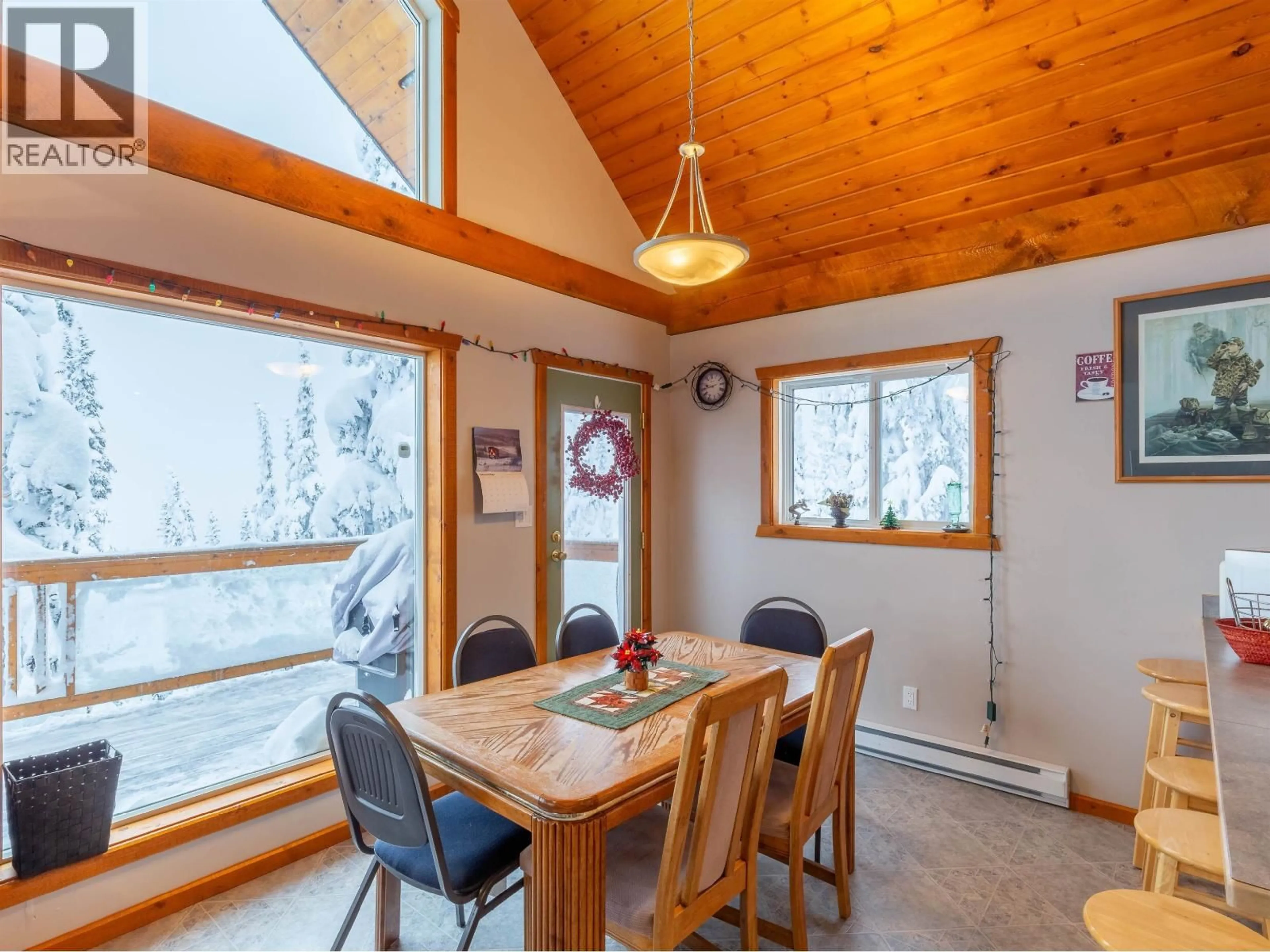 Dining room, wood/laminate floor for 127 PRAIRIE ROAD, Smithers British Columbia V0J2N0
