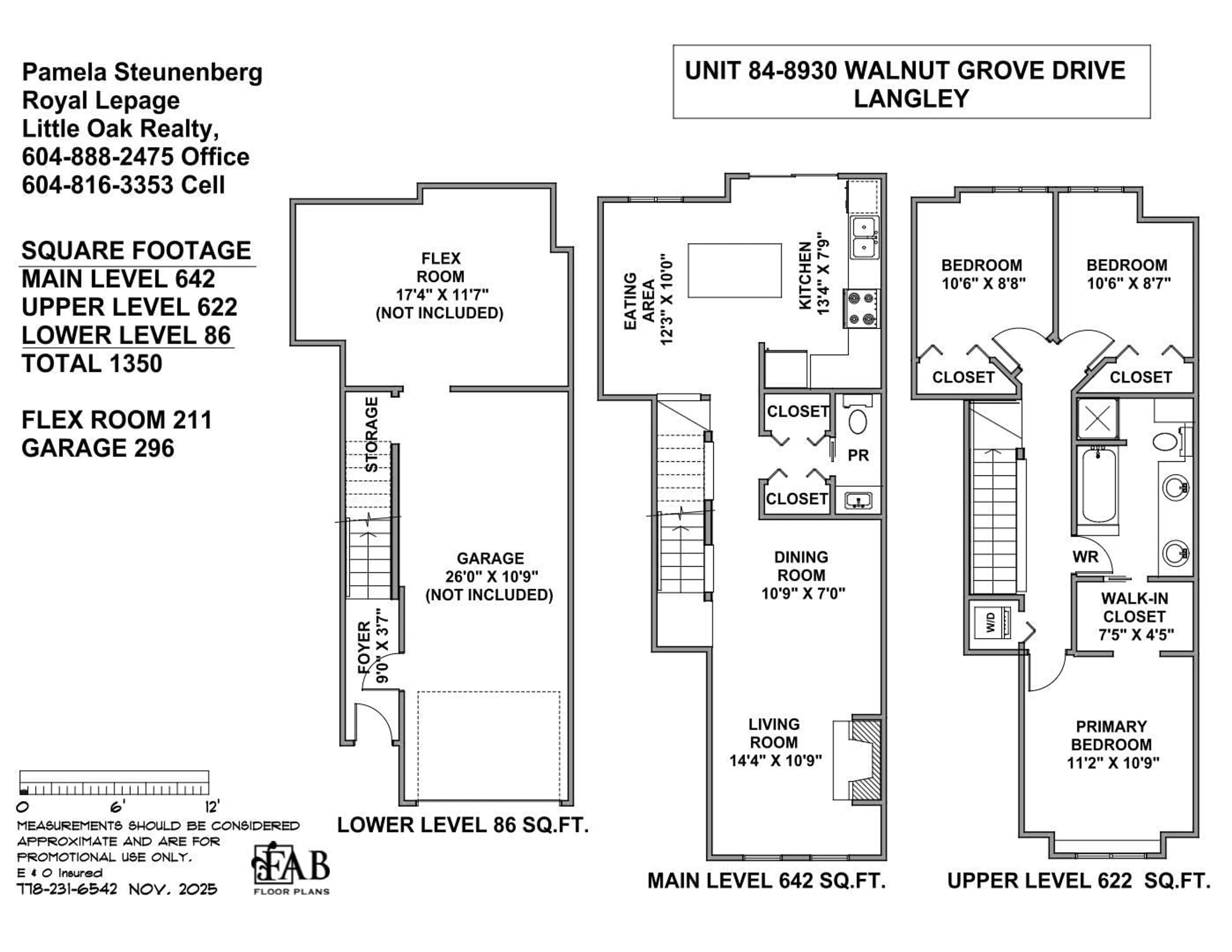 Floor plan for 84 - 8930 WALNUT GROVE DRIVE, Langley British Columbia V1M3K2
