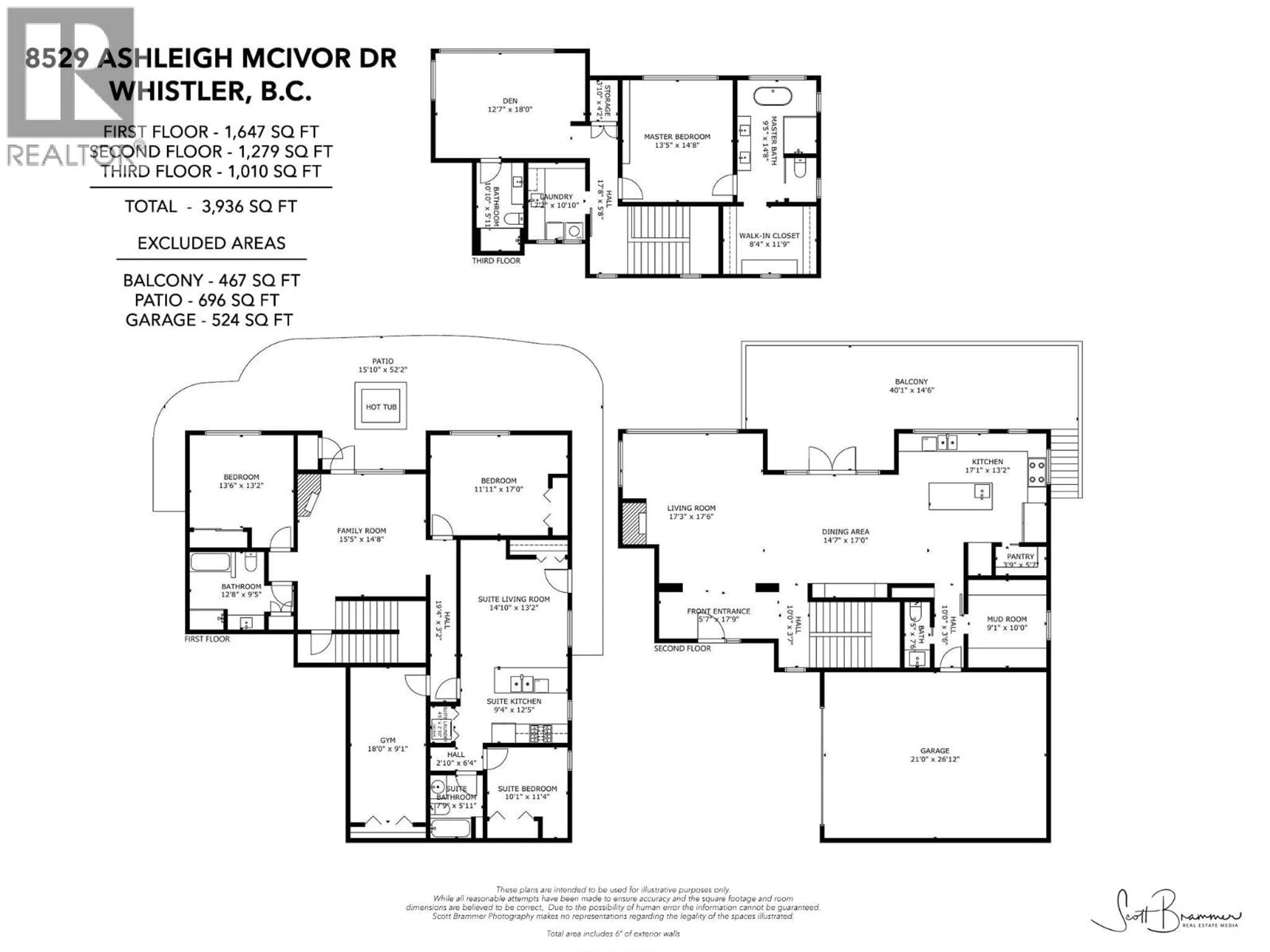 Floor plan for 8529 ASHLEIGH MCIVOR DRIVE, Whistler British Columbia V8E1L9