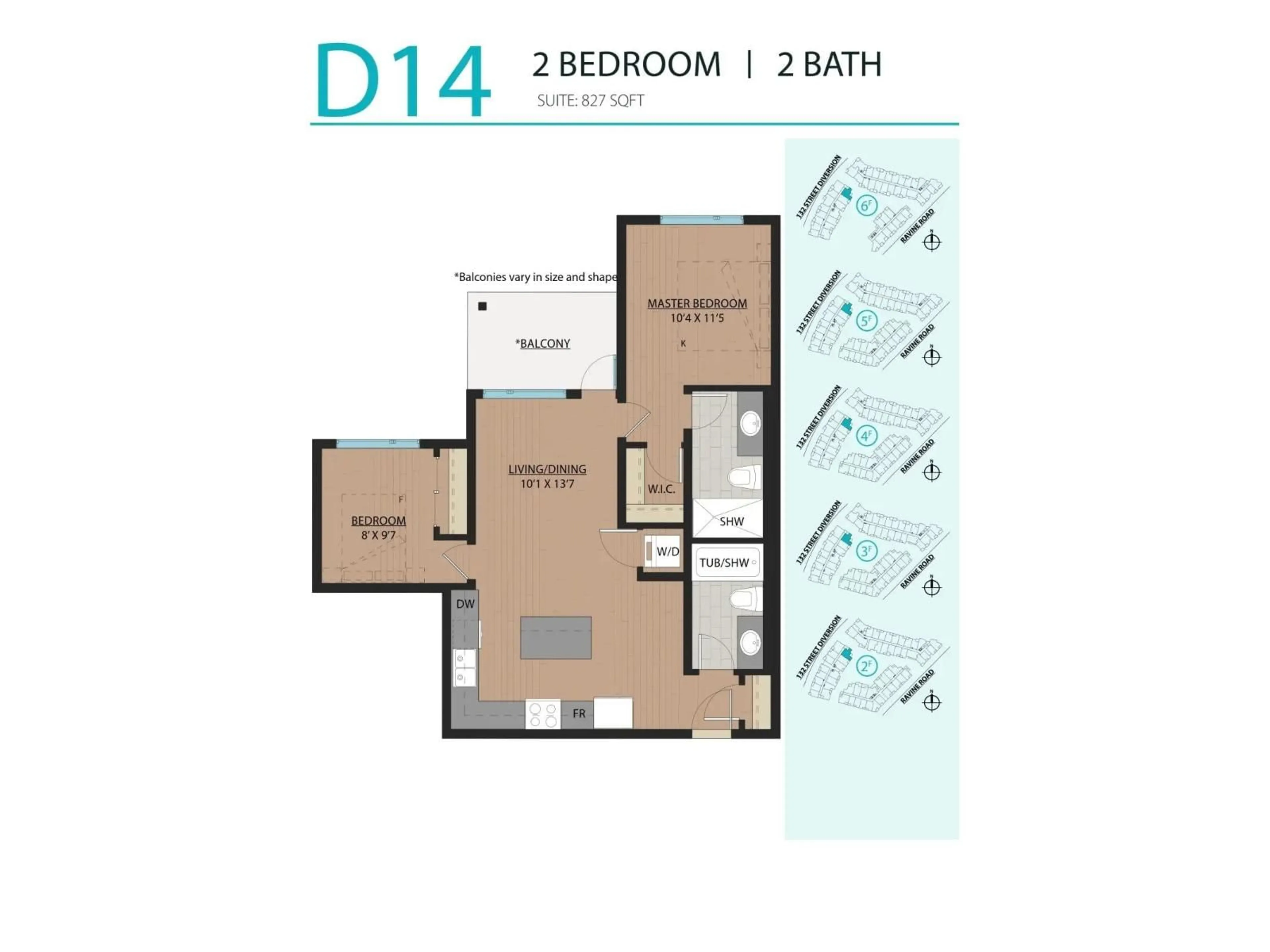Floor plan for 404 - 11058 132 STREET, Surrey British Columbia V0V0V0