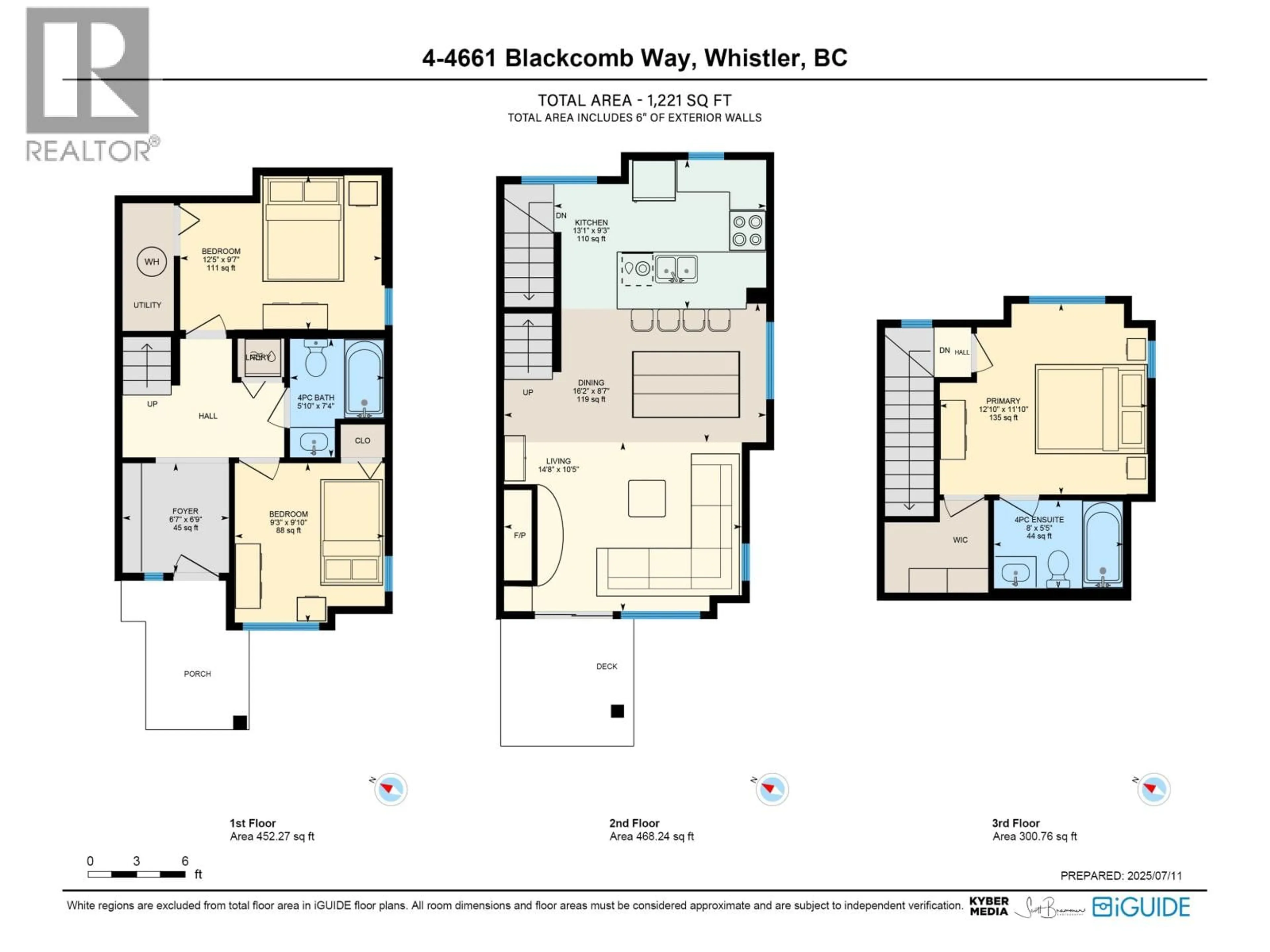 Floor plan for 4 - 4661 BLACKCOMB WAY, Whistler British Columbia V8E0Z1