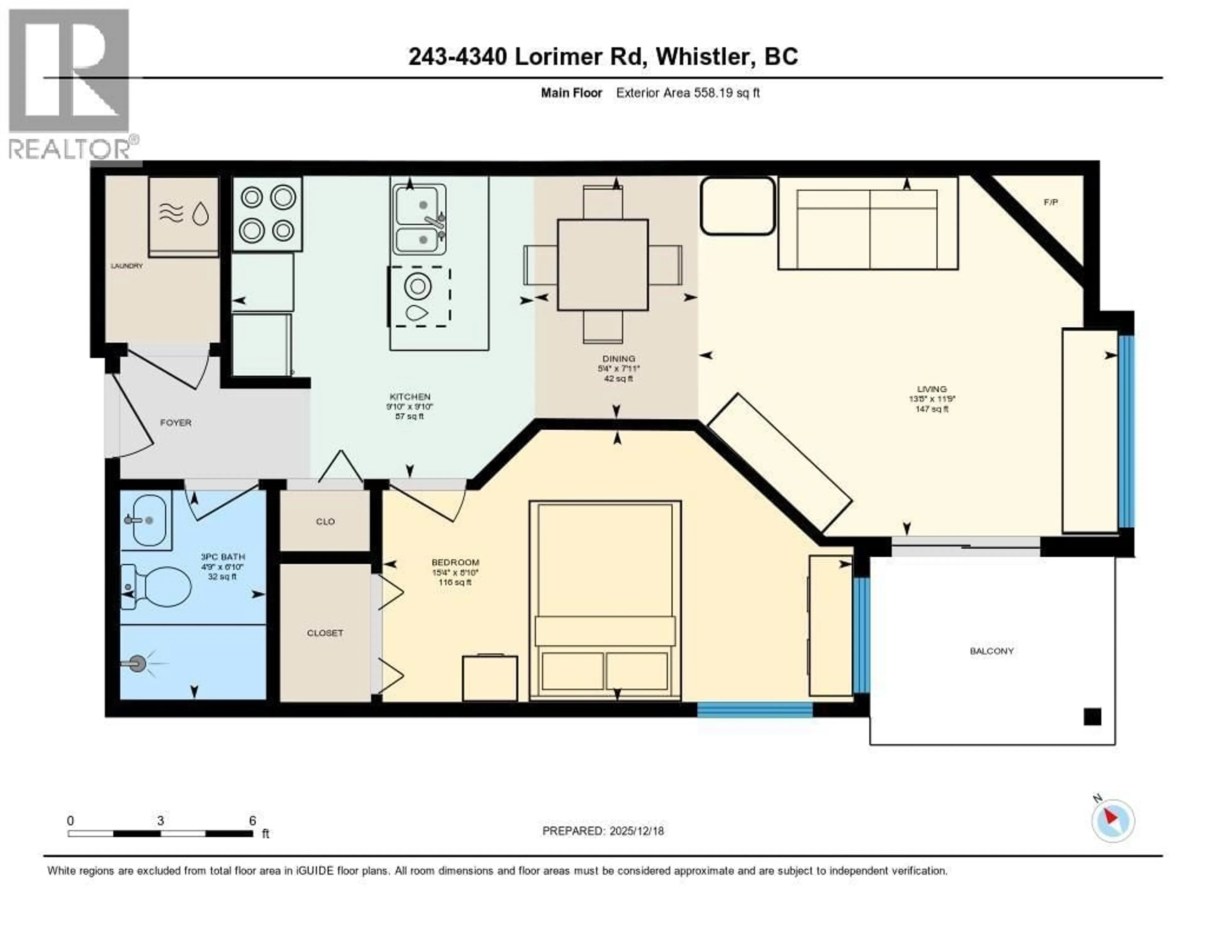 Floor plan for 243 - 4350 LORIMER ROAD, Whistler British Columbia V8E1A5