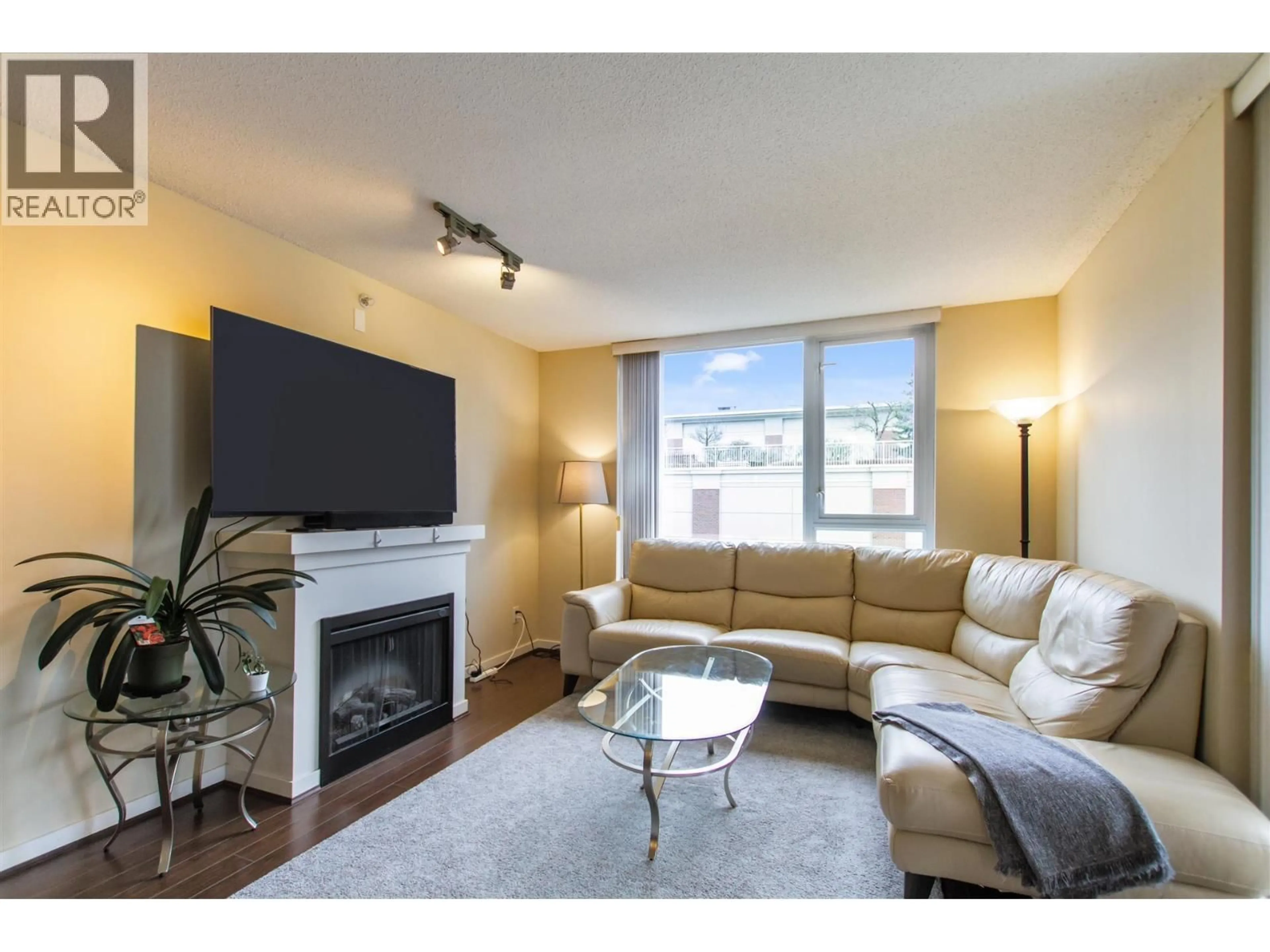 Living room with furniture, wood/laminate floor for 308 - 9888 CAMERON STREET, Burnaby British Columbia V3J0A4