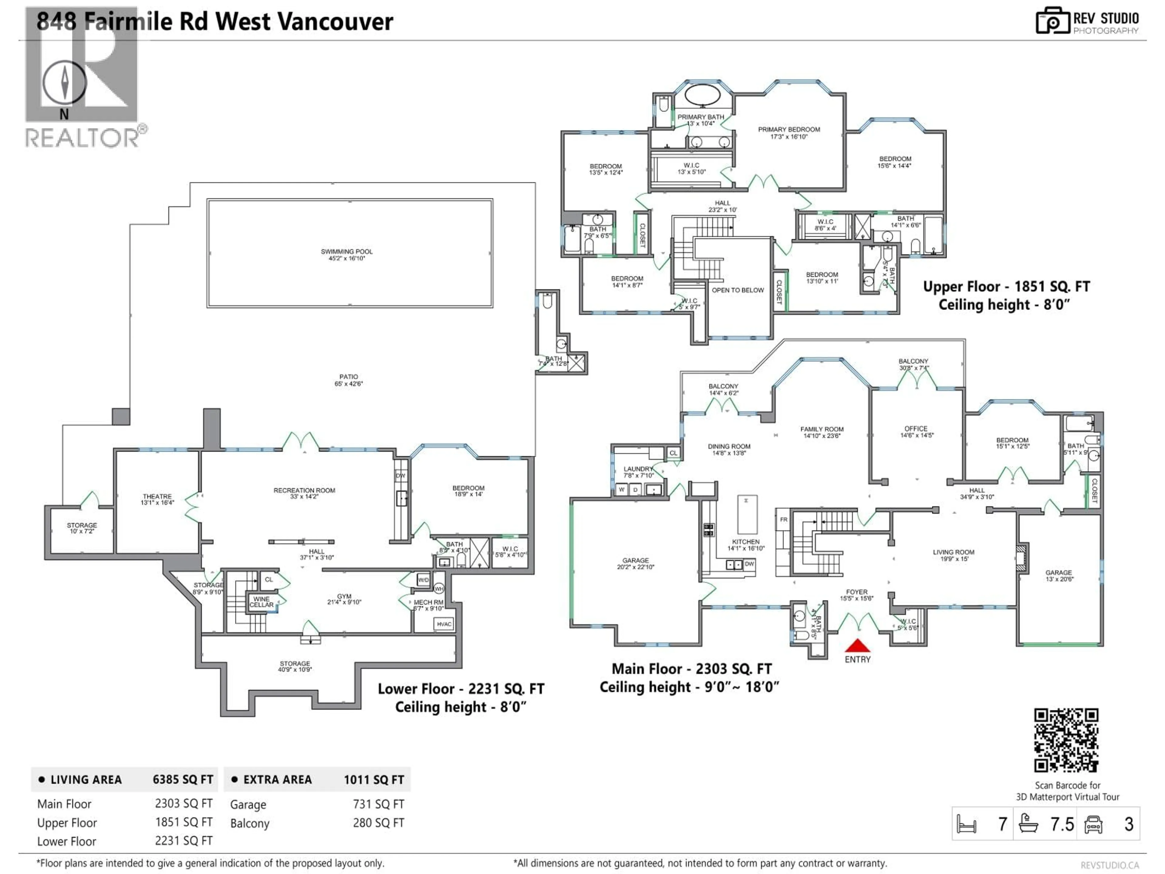 Floor plan for 848 FAIRMILE ROAD, West Vancouver British Columbia V7S1R3