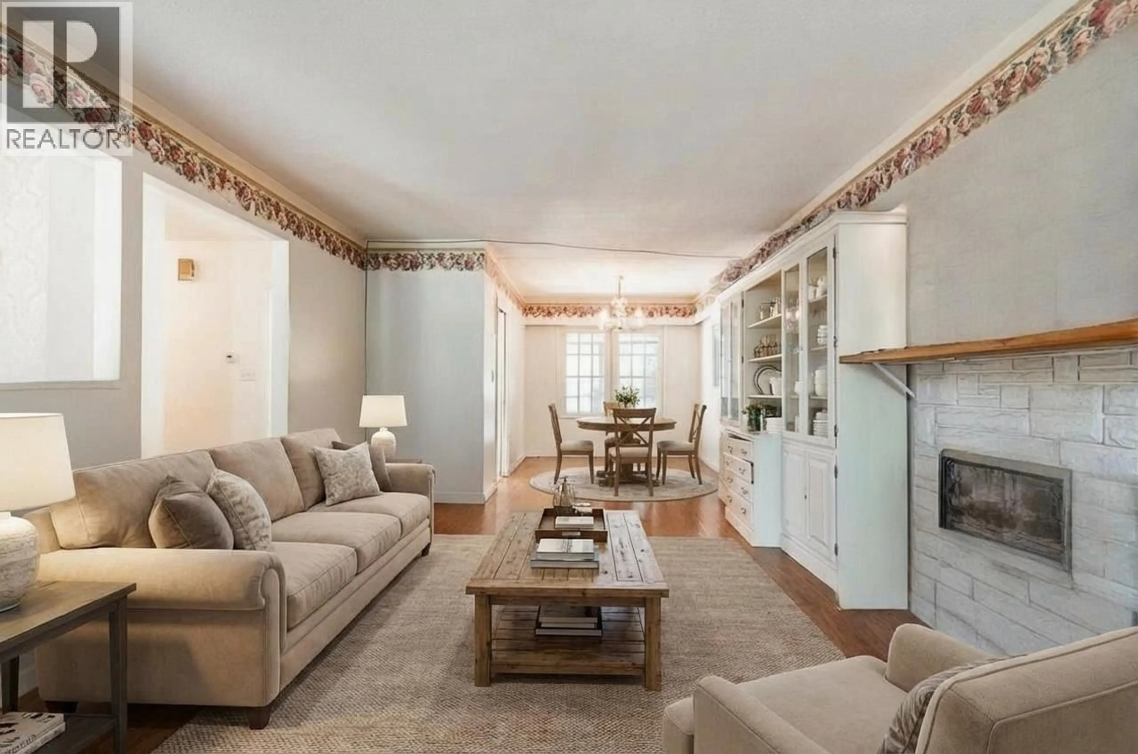 Living room with furniture, wood/laminate floor for 730 CUMBERLAND STREET, New Westminster British Columbia V3L4J4