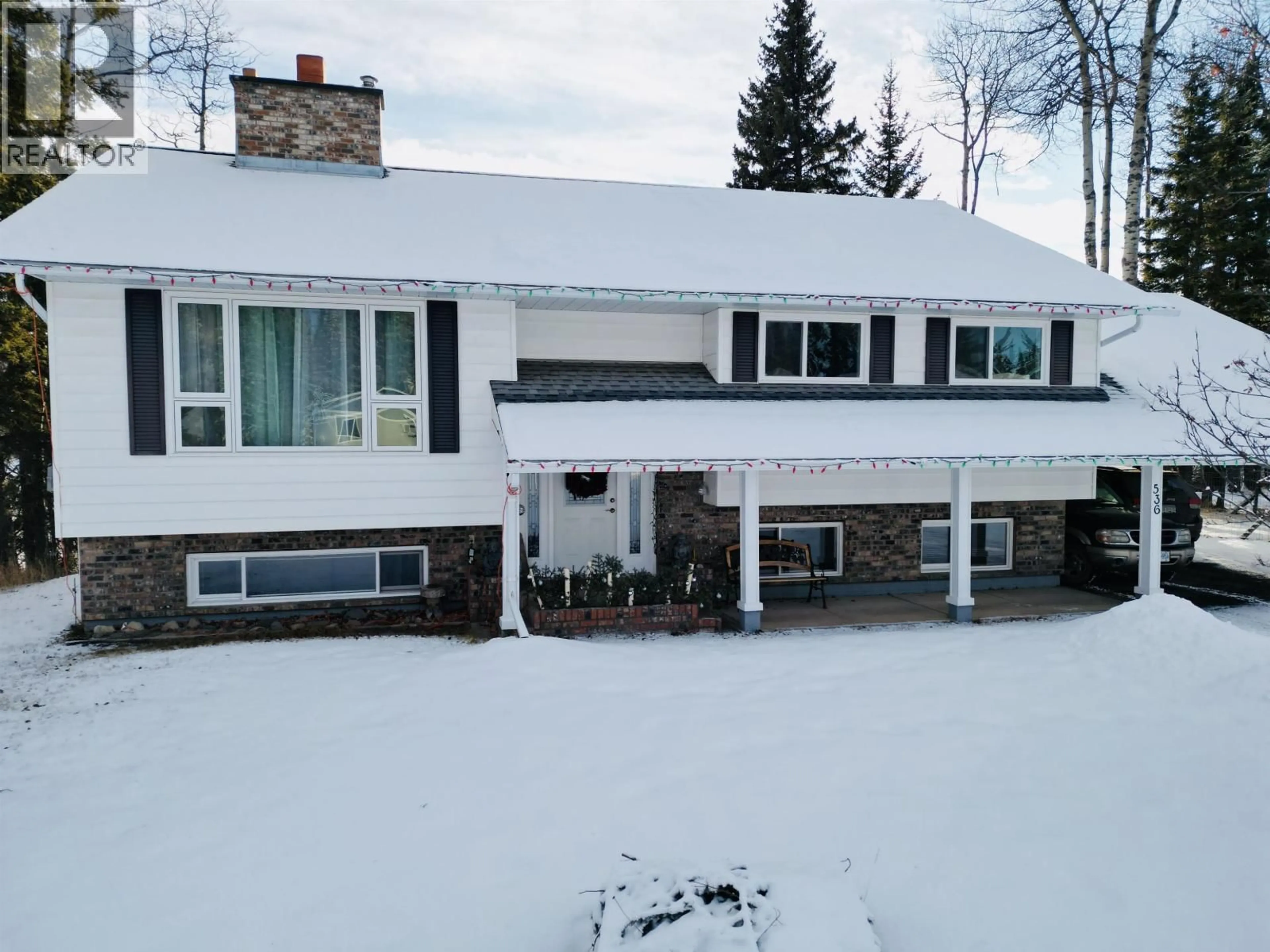 A pic from outside/outdoor area/front of a property/back of a property/a pic from drone, unknown for 536 5TH AVENUE, Burns Lake British Columbia V0J1E0
