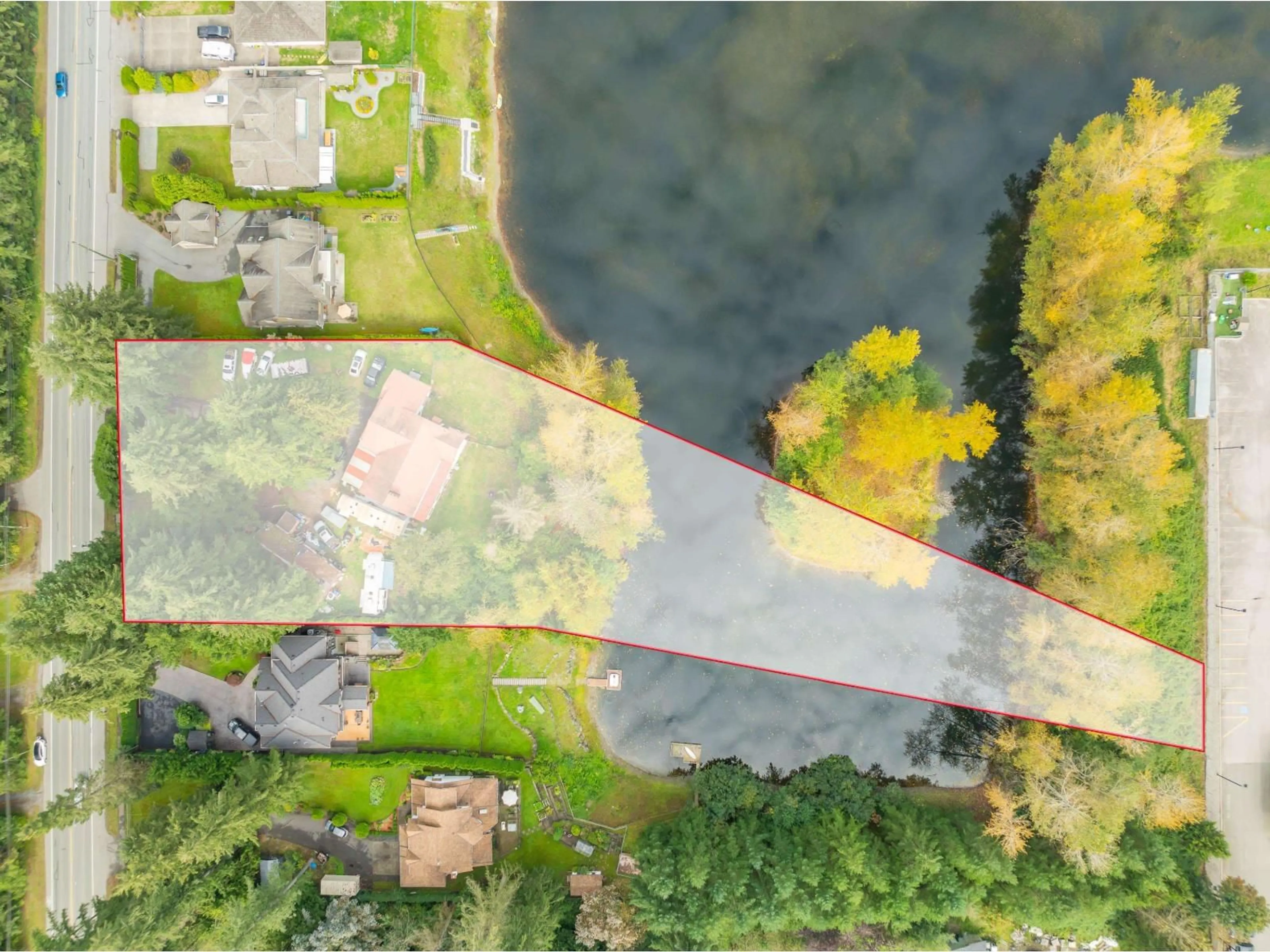 A pic from outside/outdoor area/front of a property/back of a property/a pic from drone, water/lake/river/ocean view for 2306 200 STREET, Langley British Columbia V2Z1W9