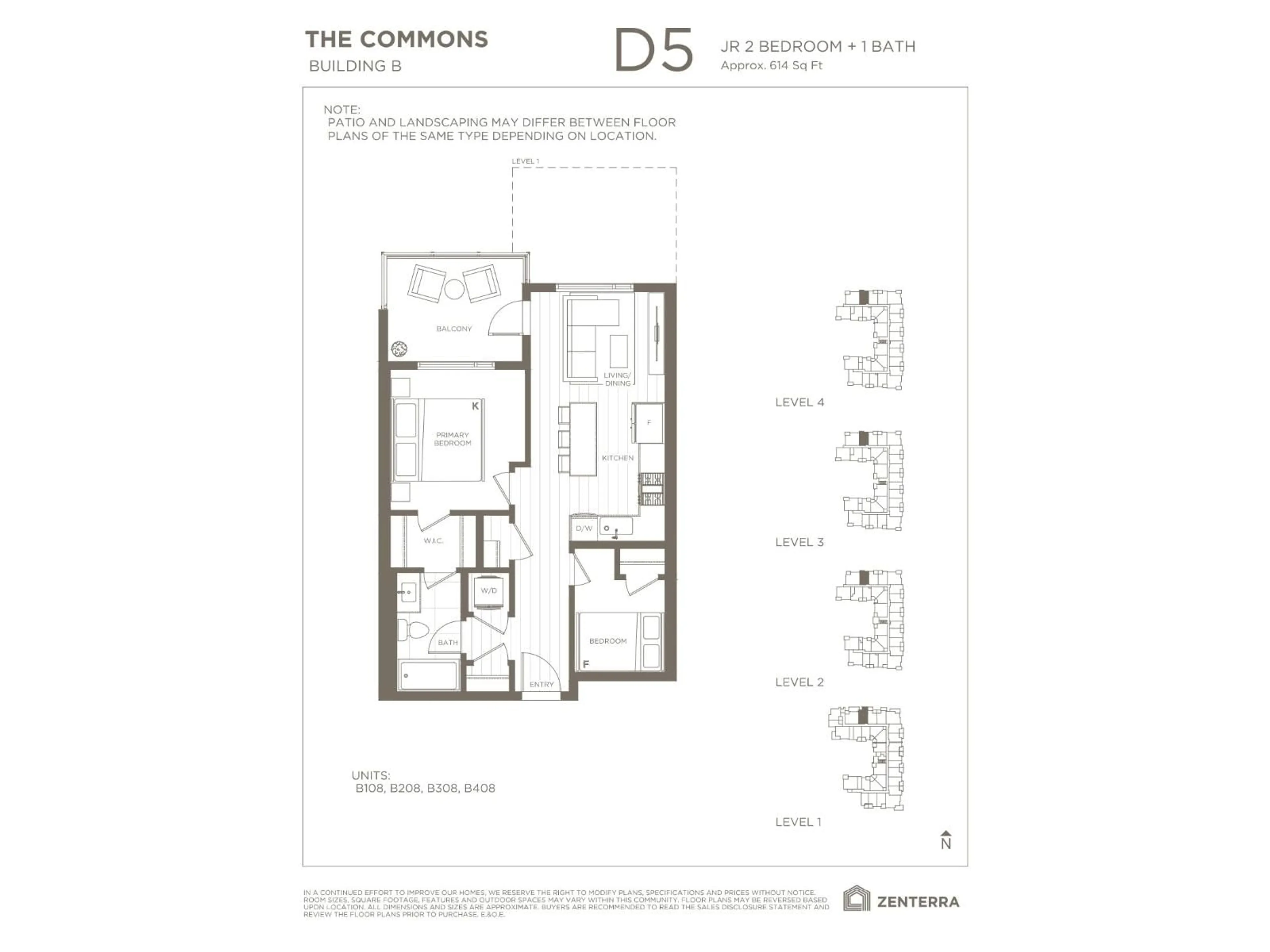 Floor plan for B408 - 8230 208B AVENUE, Langley British Columbia V2Y2C4