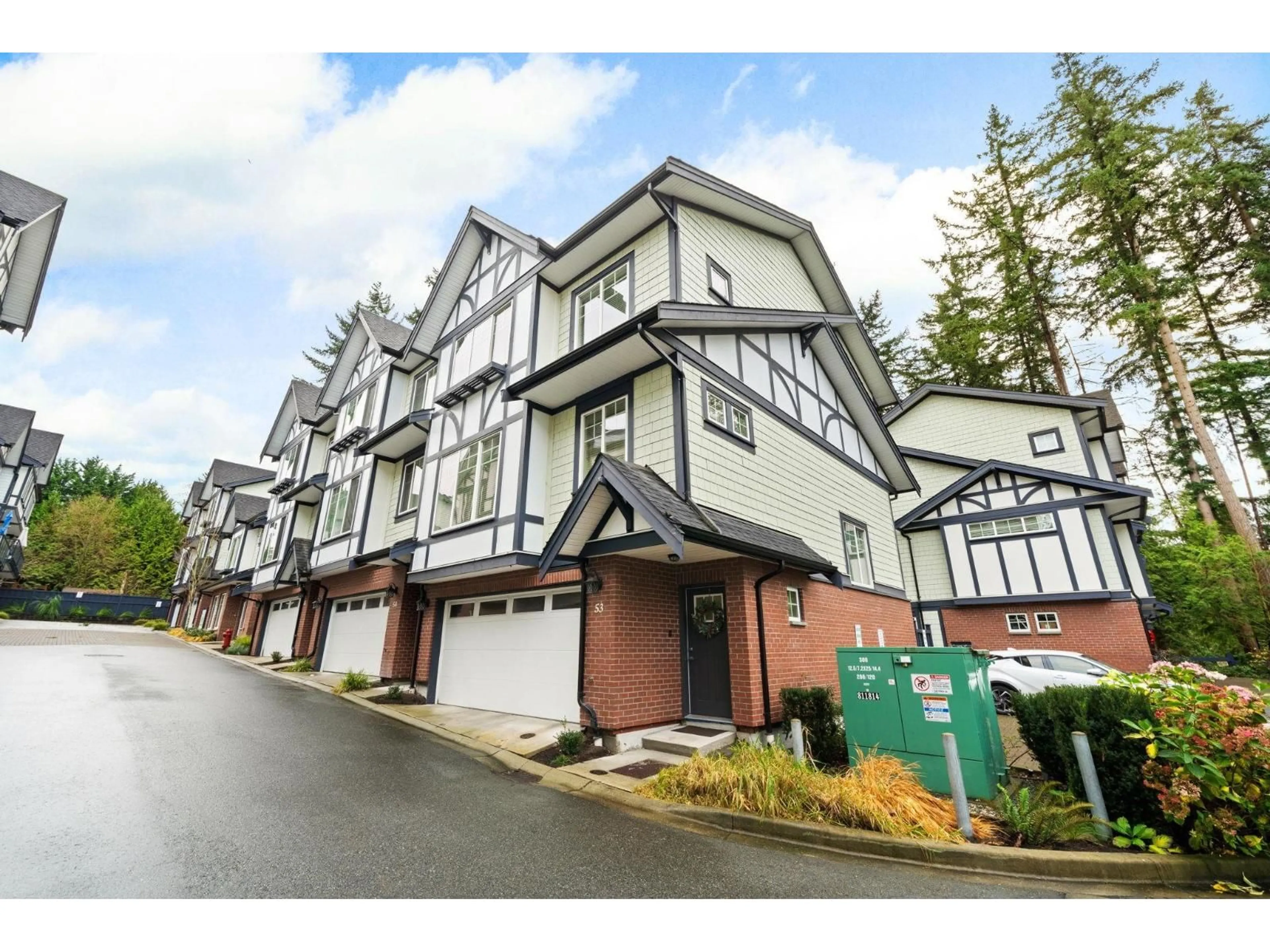 A pic from outside/outdoor area/front of a property/back of a property/a pic from drone, mountain view for 53 - 11188 72 AVENUE, Delta British Columbia V4E0A5