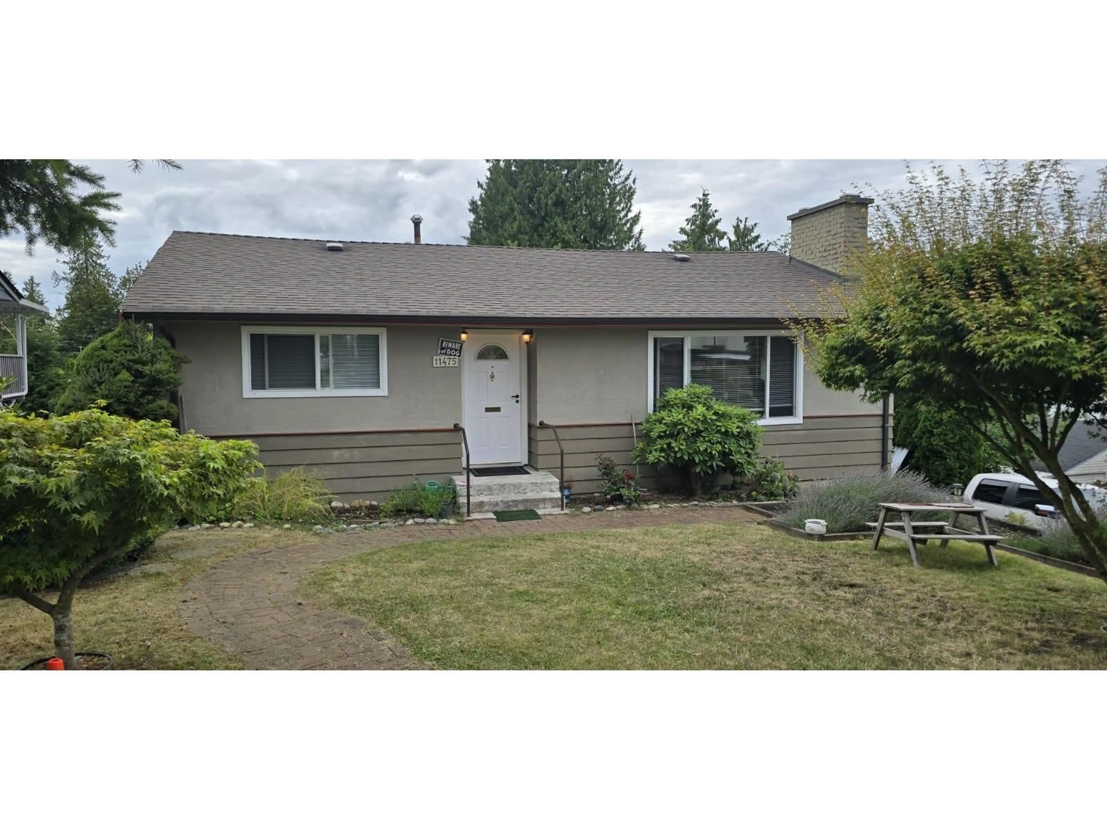 Home with vinyl exterior material, street for 11475 139A STREET, Surrey British Columbia V6X3L6