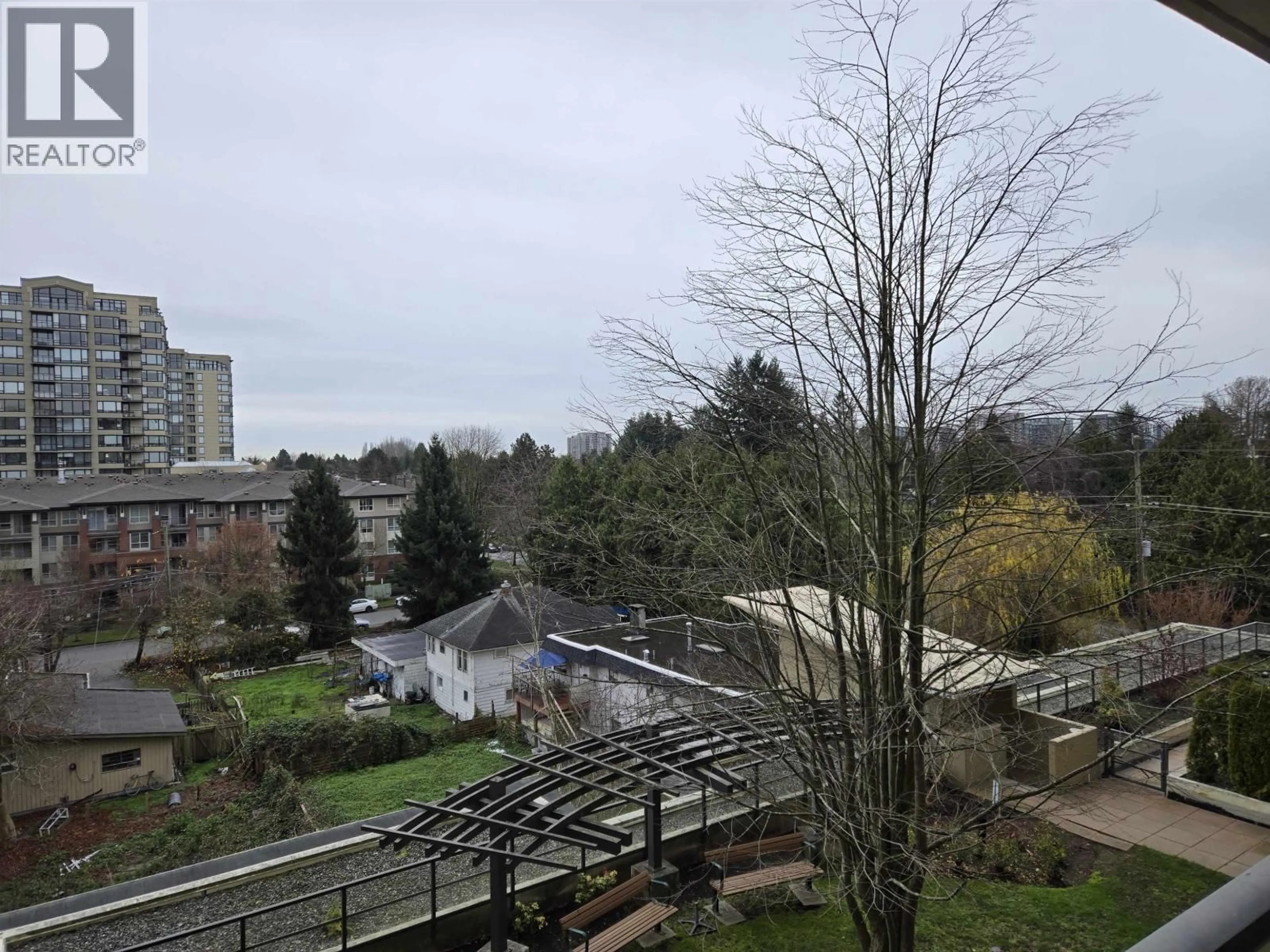 A pic from outside/outdoor area/front of a property/back of a property/a pic from drone, city buildings view from balcony for 617 - 9171 FERNDALE ROAD, Richmond British Columbia V6Y0A5