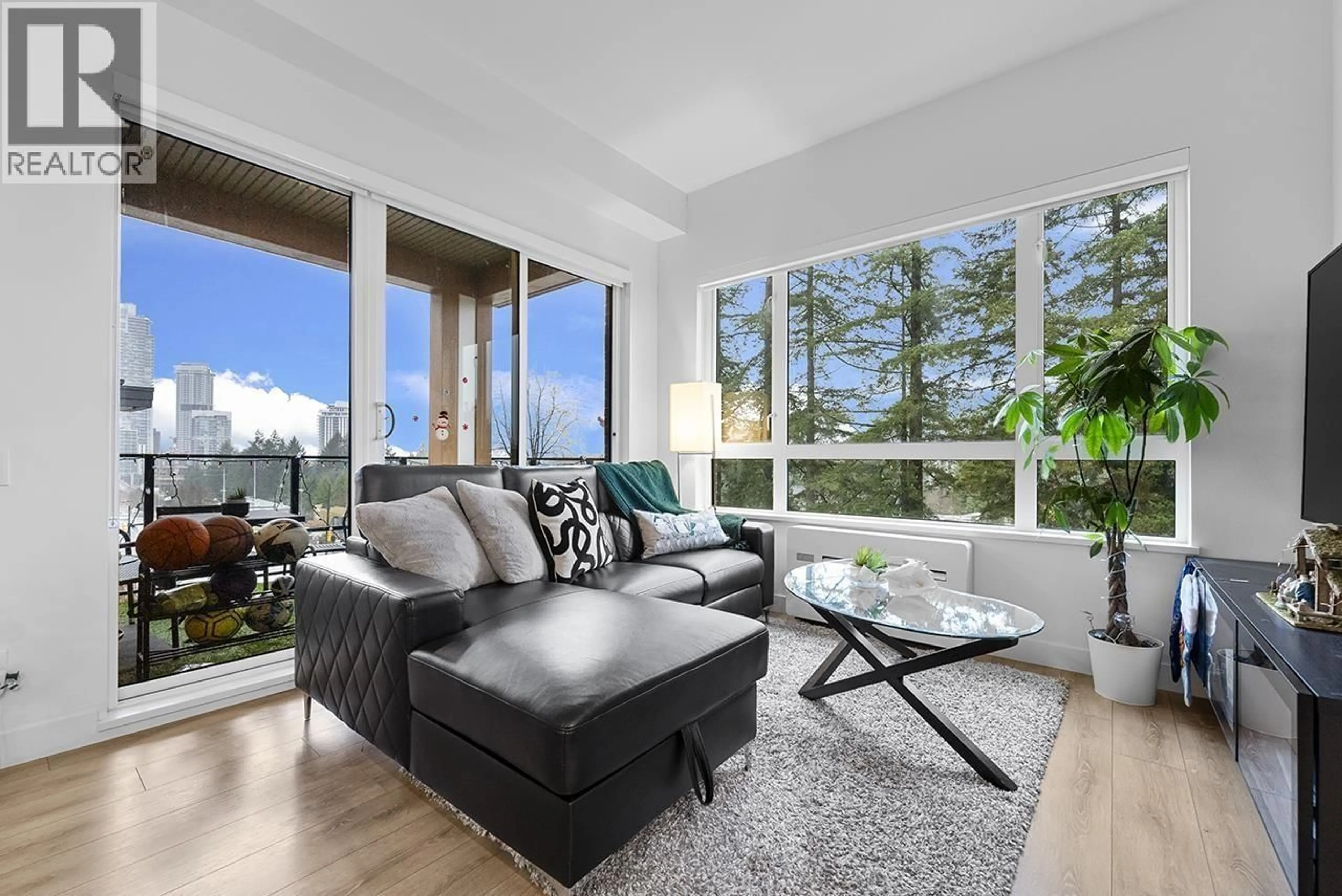 Living room with furniture, unknown for 411 - 735 ANSKAR COURT, Coquitlam British Columbia V3J0L7