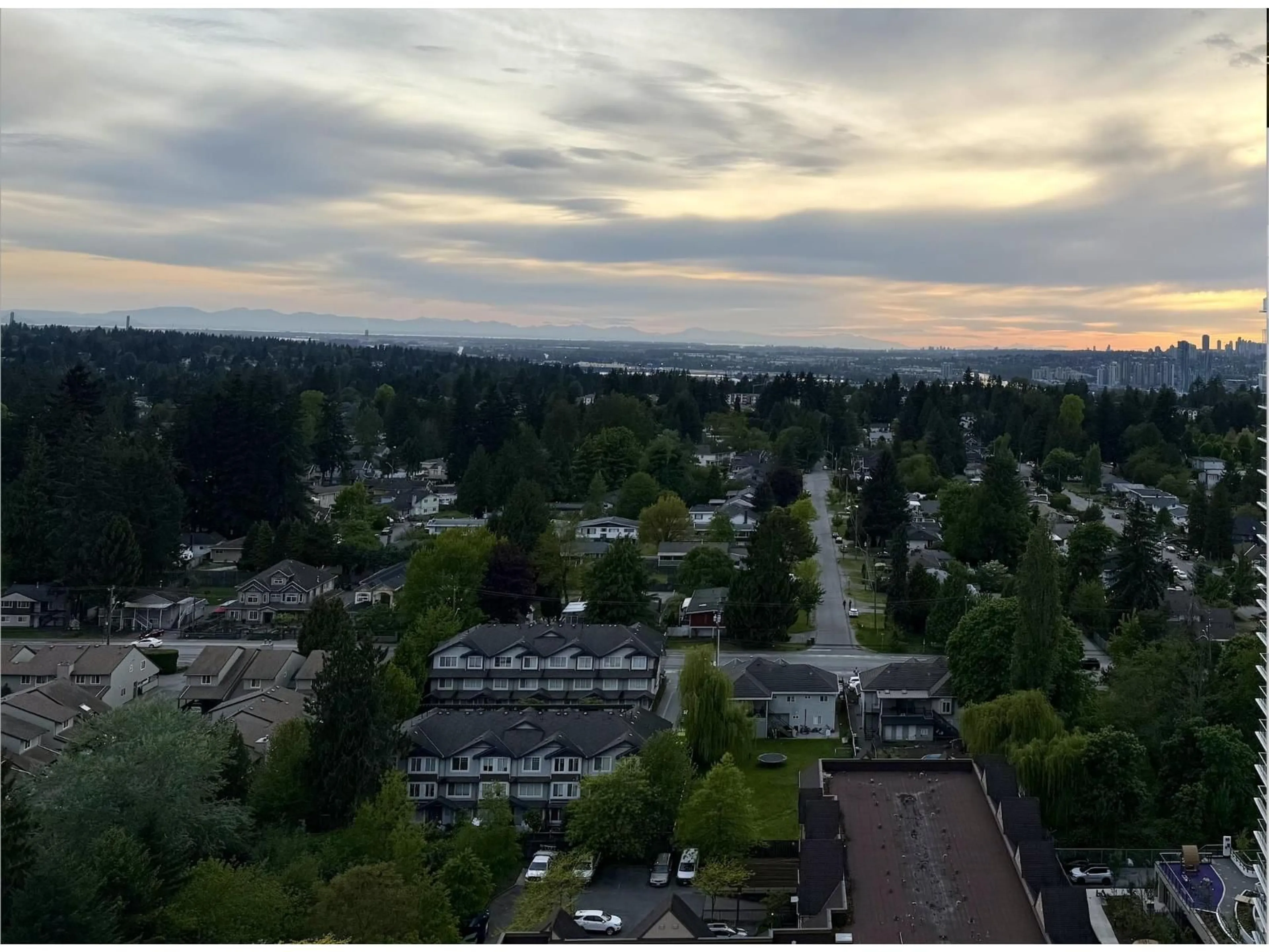 A pic from outside/outdoor area/front of a property/back of a property/a pic from drone, city buildings view from balcony for 2515 - 13325 102A AVENUE, Surrey British Columbia V3T0J5
