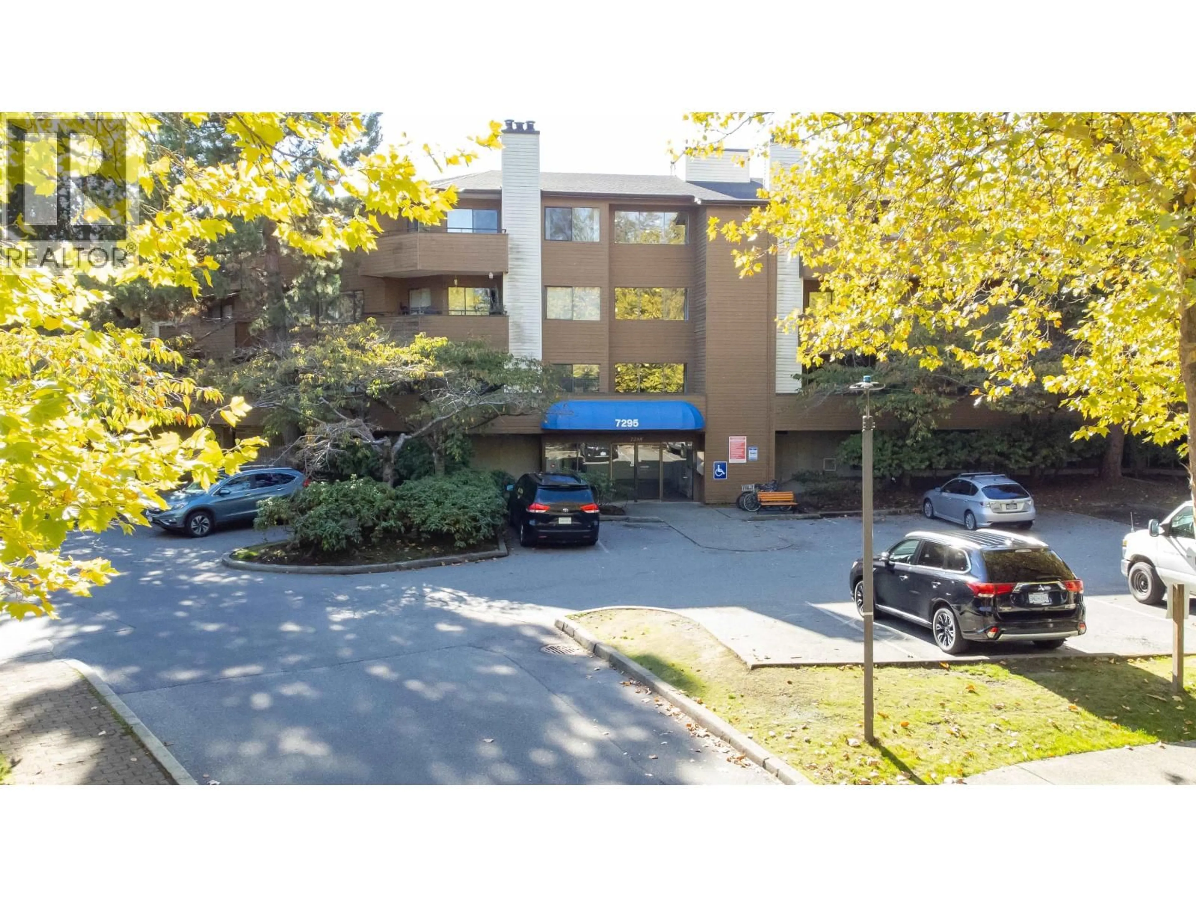 A pic from outside/outdoor area/front of a property/back of a property/a pic from drone, street for 324 - 7295 MOFFATT ROAD, Richmond British Columbia V6Y3E5