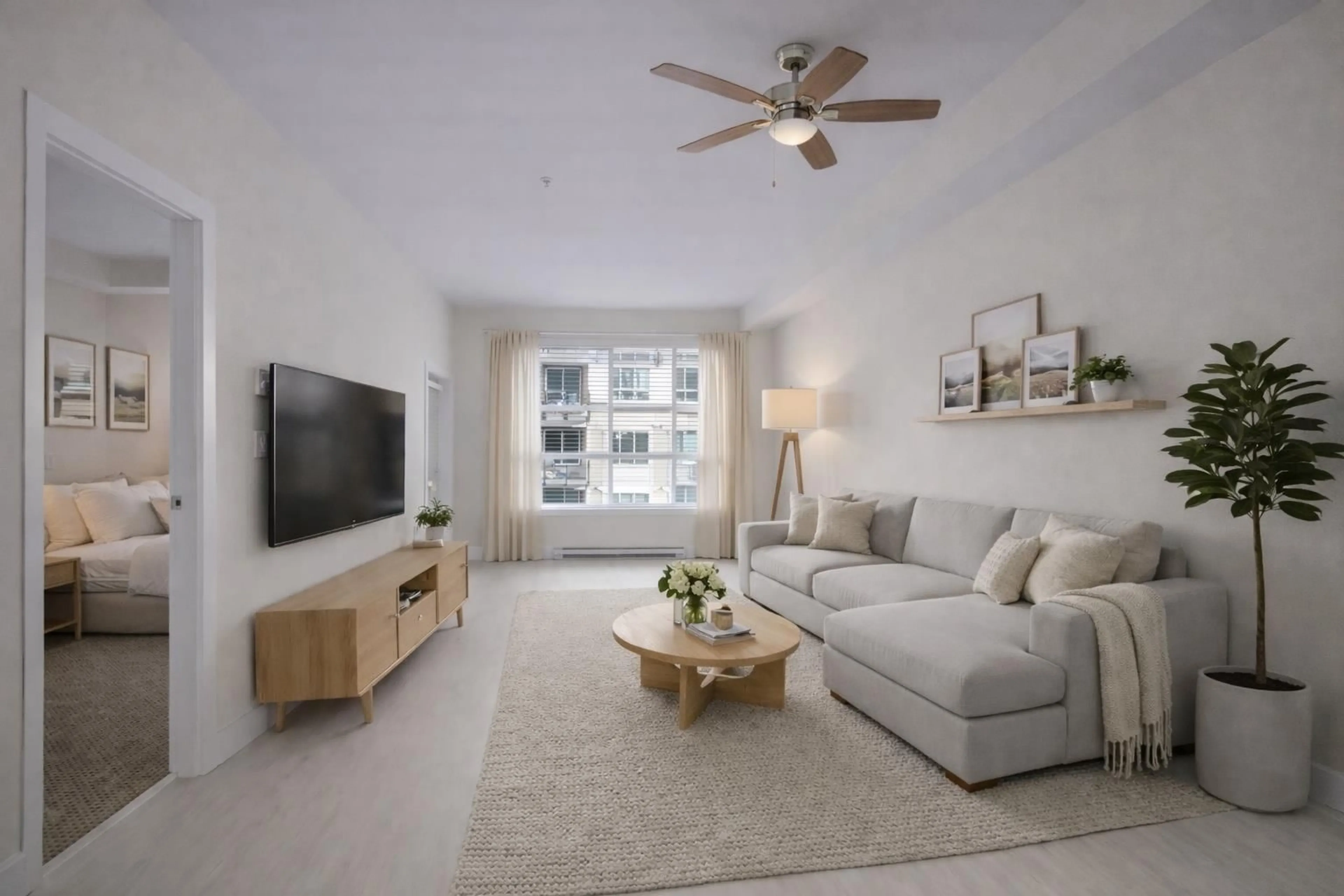 Living room with furniture, unknown for 213 - 6468 195A STREET, Surrey British Columbia V4N6R6