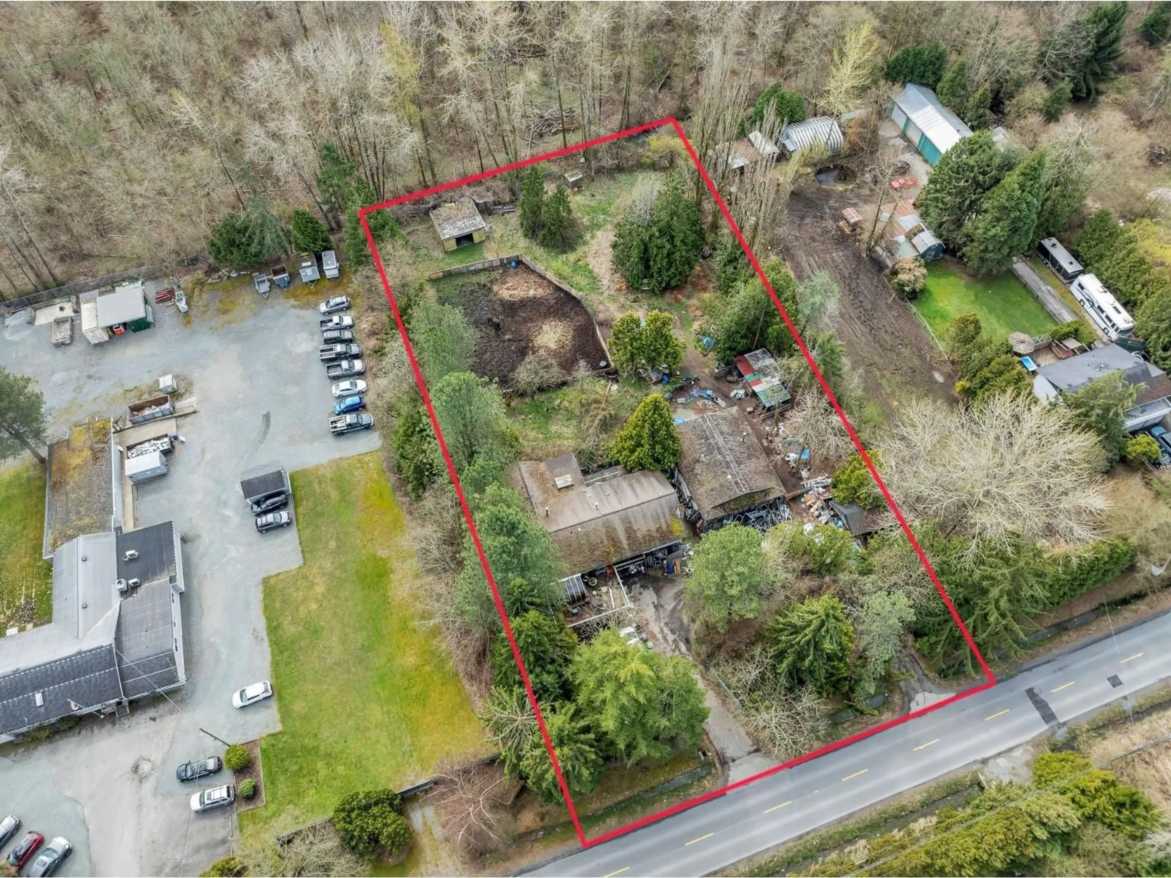 A pic from outside/outdoor area/front of a property/back of a property/a pic from drone, building for 16216 20 AVENUE, Surrey British Columbia V3Z9M8