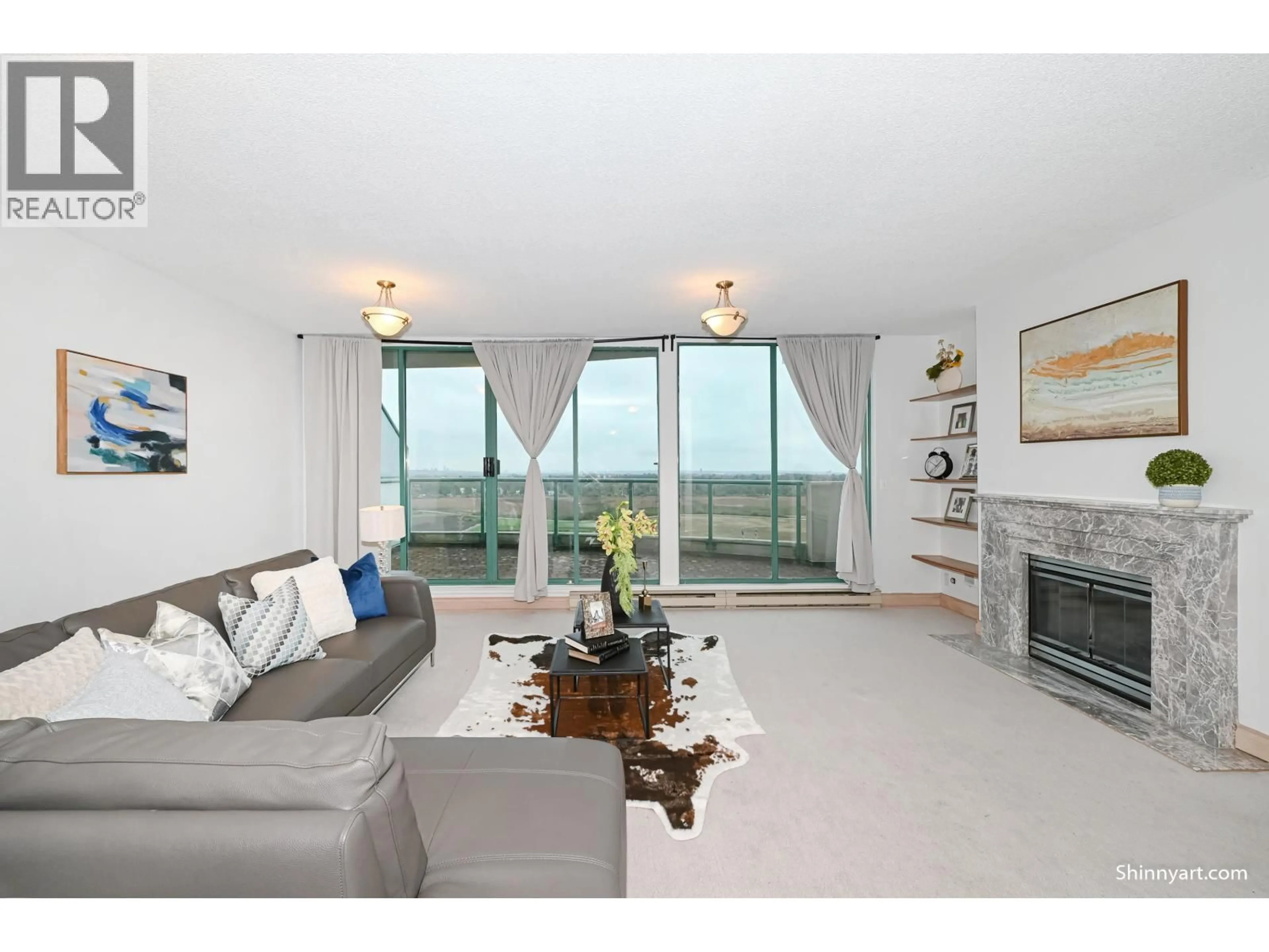 Living room with furniture, unknown for PH1604 - 8811 LANSDOWNE ROAD, Richmond British Columbia V6X3T4